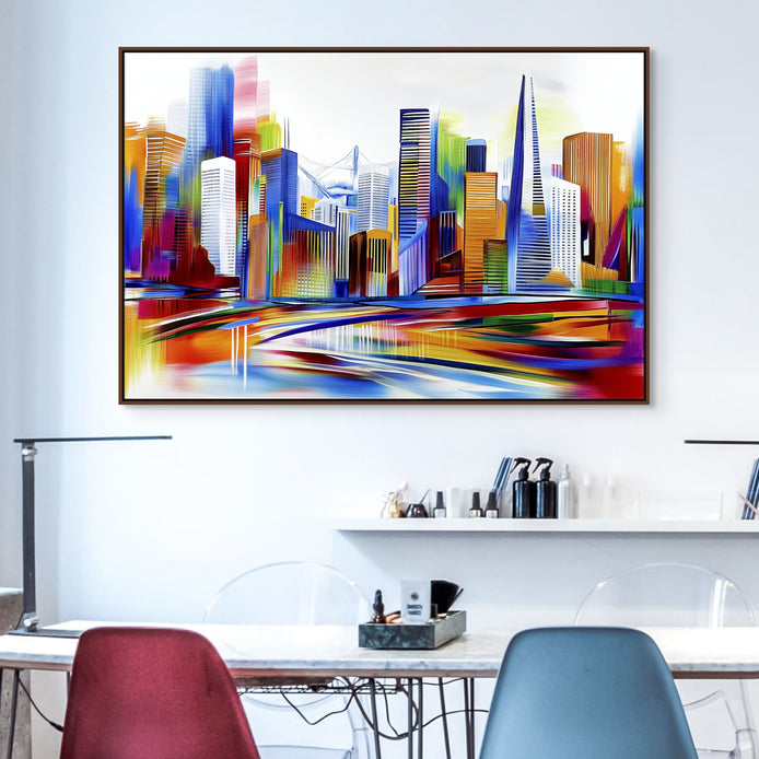 D0172-a-colorful-future-hand-painted-wall-art-business-room-image-room-f-walnut