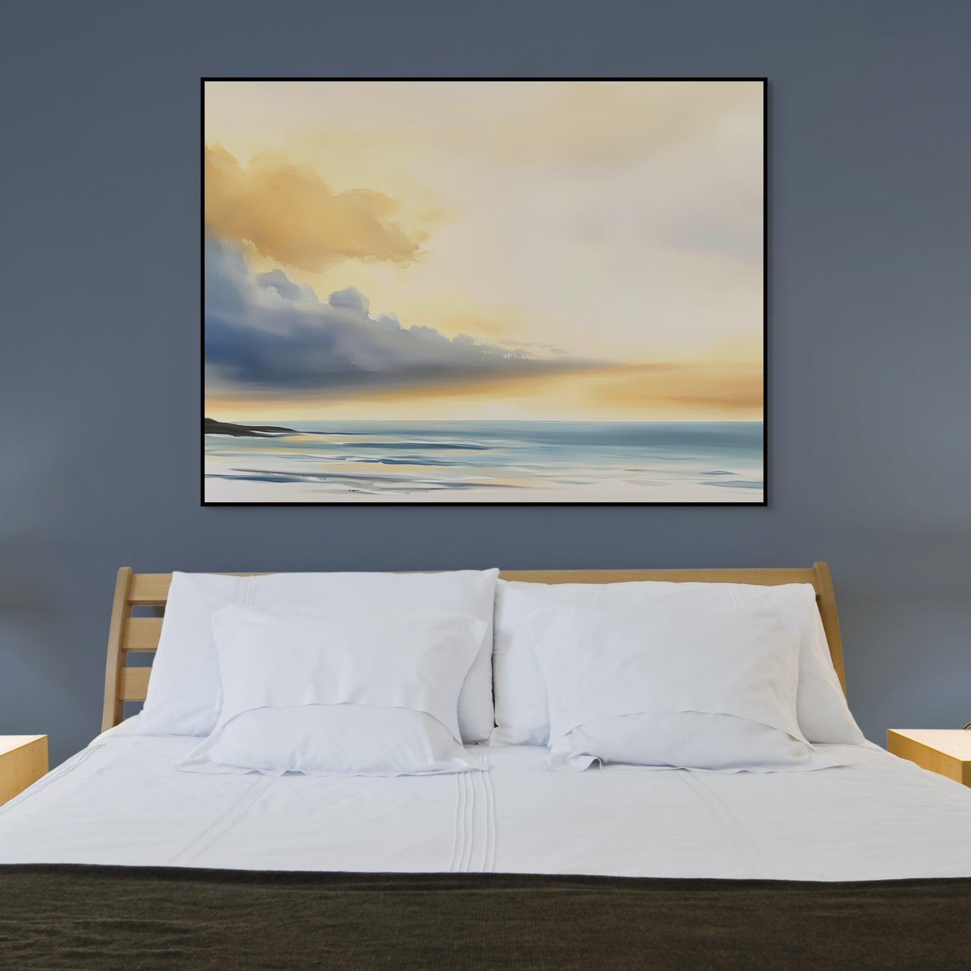 D0174-before-the-rain-hand-painted-wall-art-bed-room-image-room-f-black