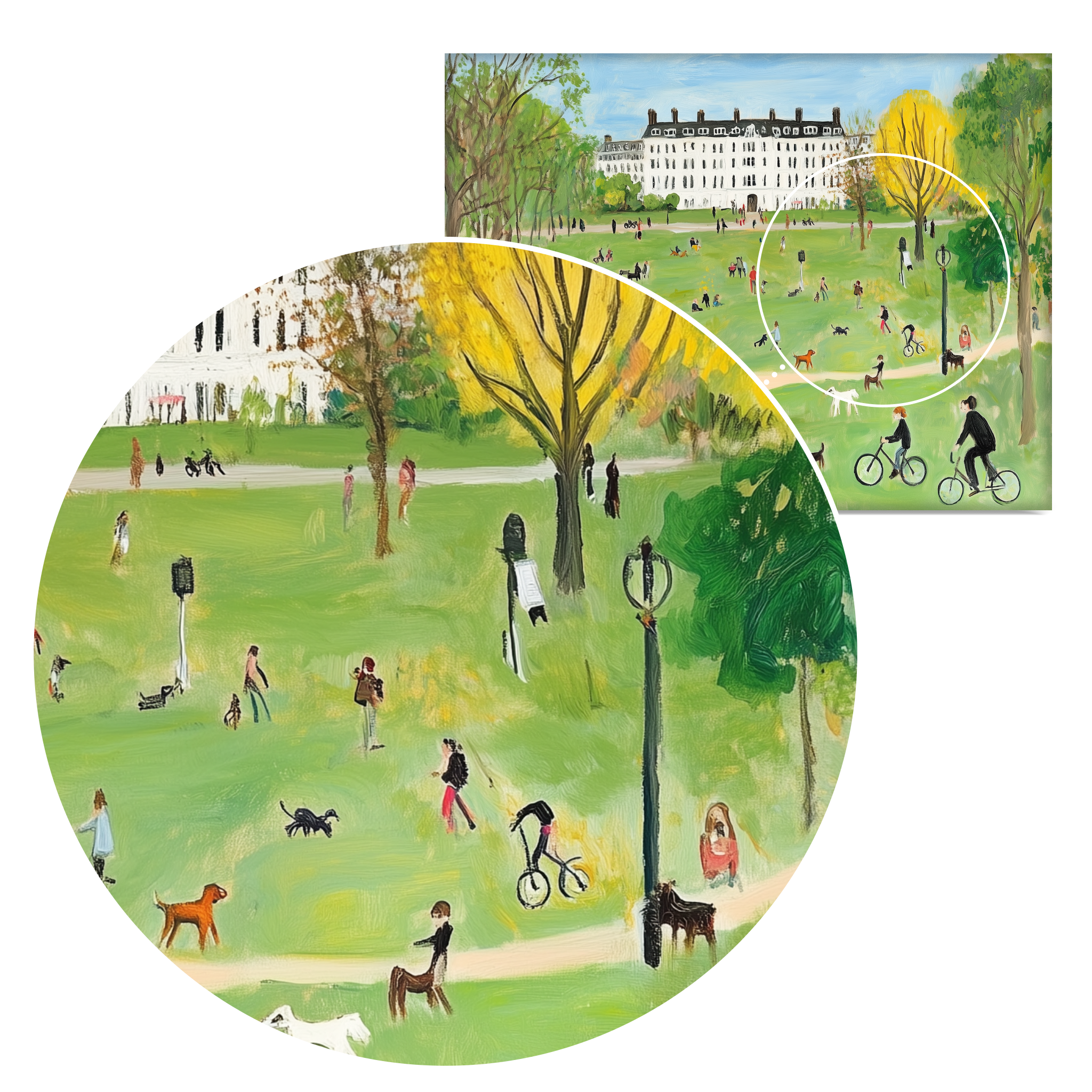D0175-a-day-in-the-park-hand-painted-wall-art_2_4x3-horizontal-zoom-image