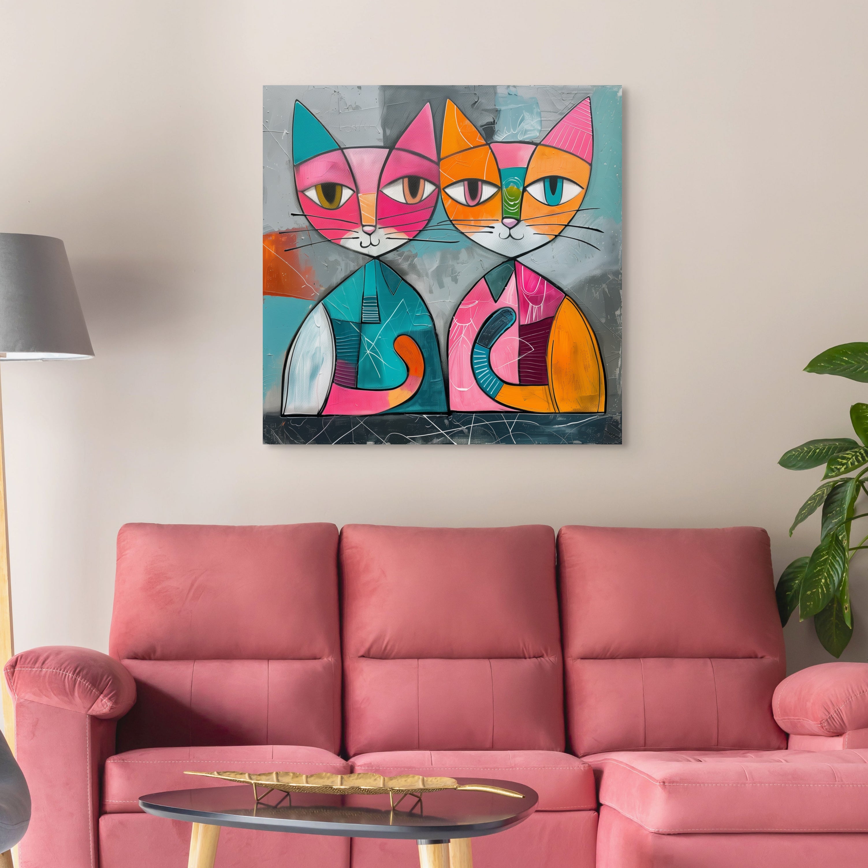 D0176-coy-cuties-hand-painted-wall-art-living-room-image-room-f-wrapped