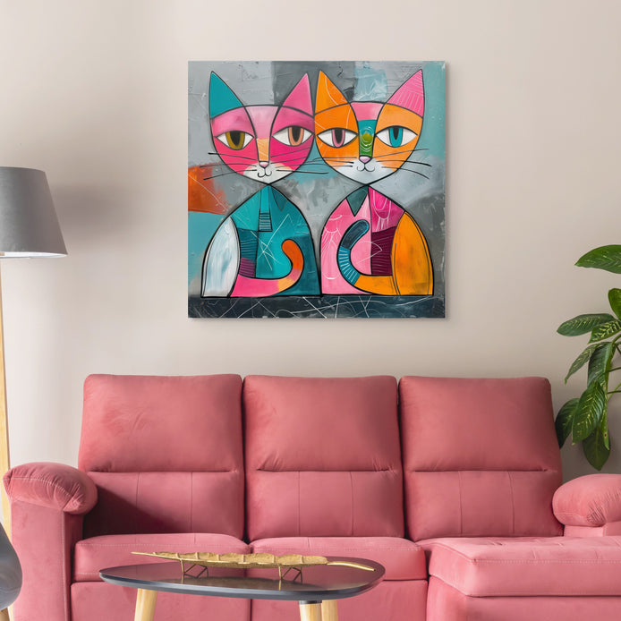 D0176-coy-cuties-hand-painted-wall-art-living-room-image-room-f-wrapped