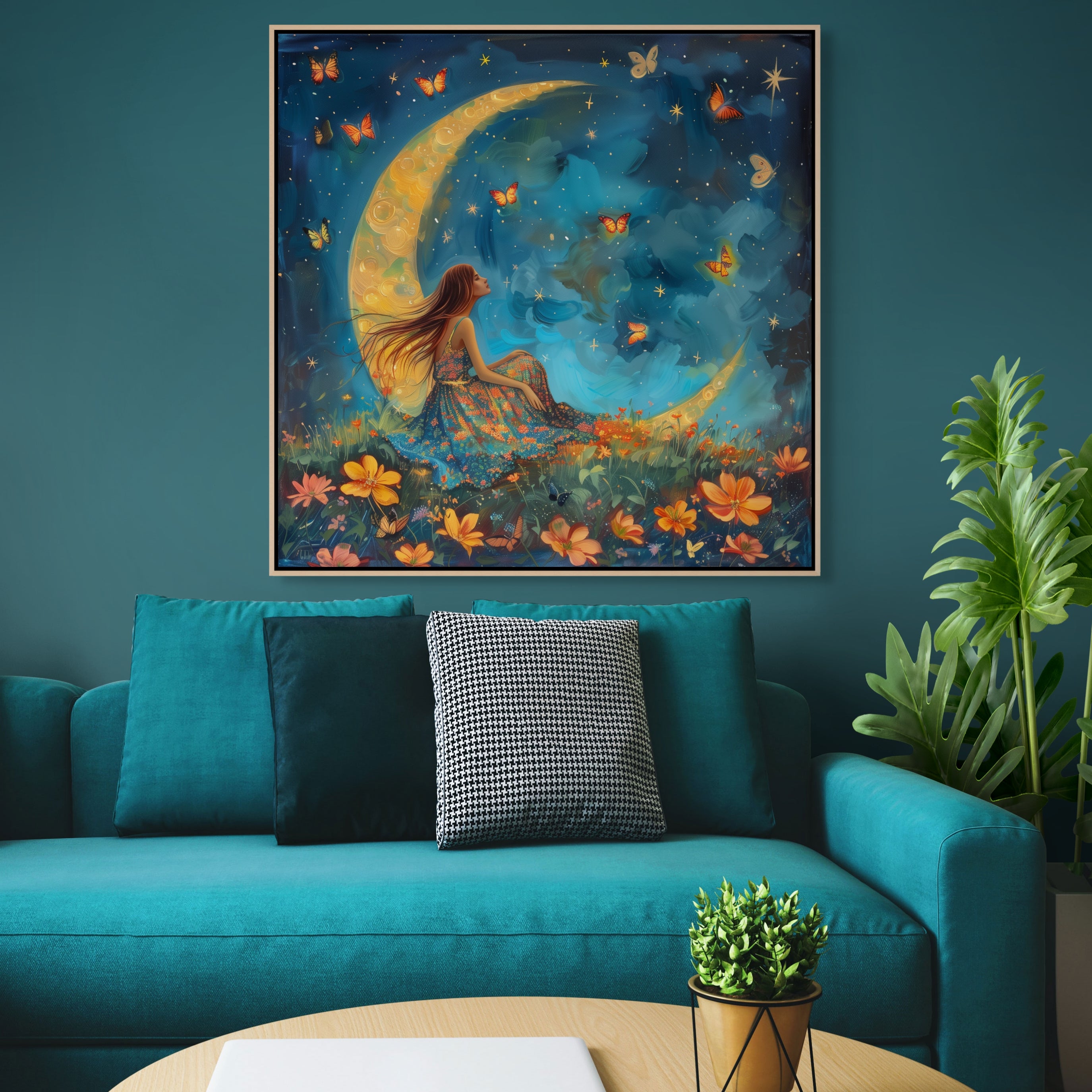 D0179-moonlit-butterfly-garden-hand-painted-wall-art-living-room-image-room-f-natural