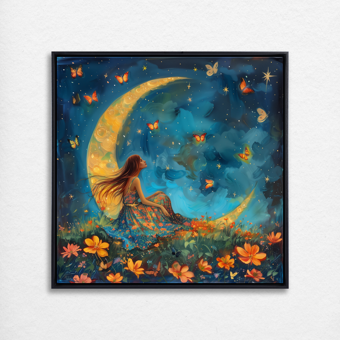 Moonlit Butterfly Garden