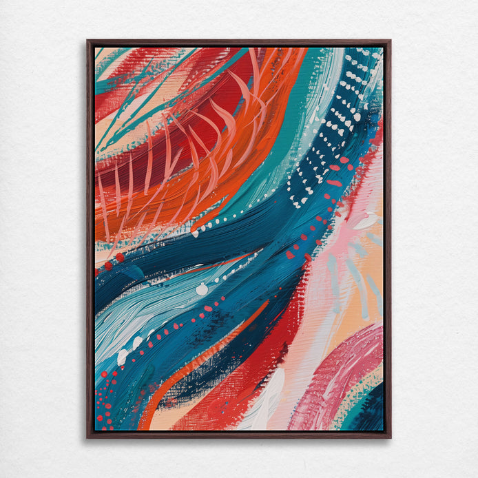 D0182-fabric-waves-hand-painted-wall-art_63_3x4-vertical-frame-walnut.psd