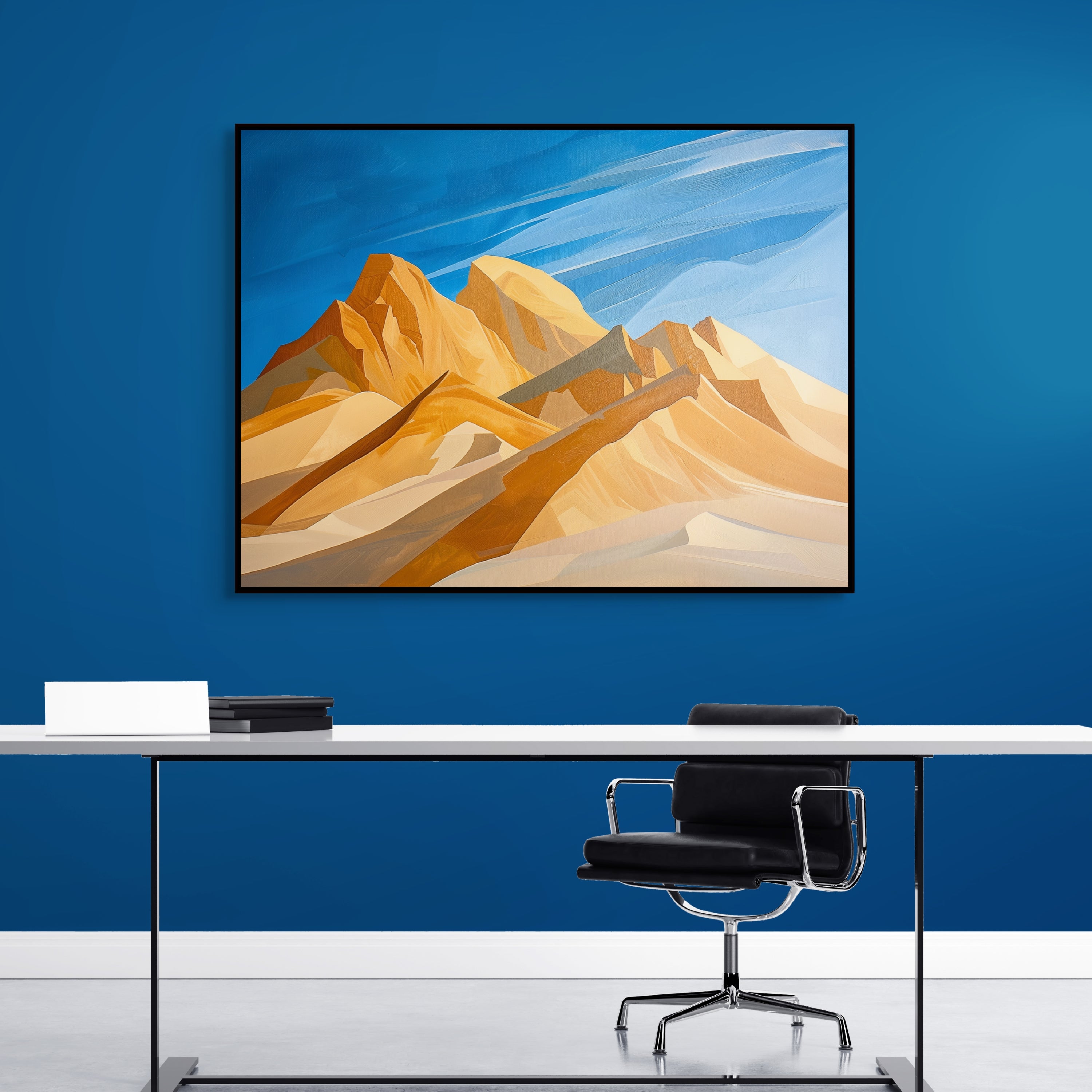 D0184-sandy-peaks-hand-painted-wall-art-business-room-image-room-f-black