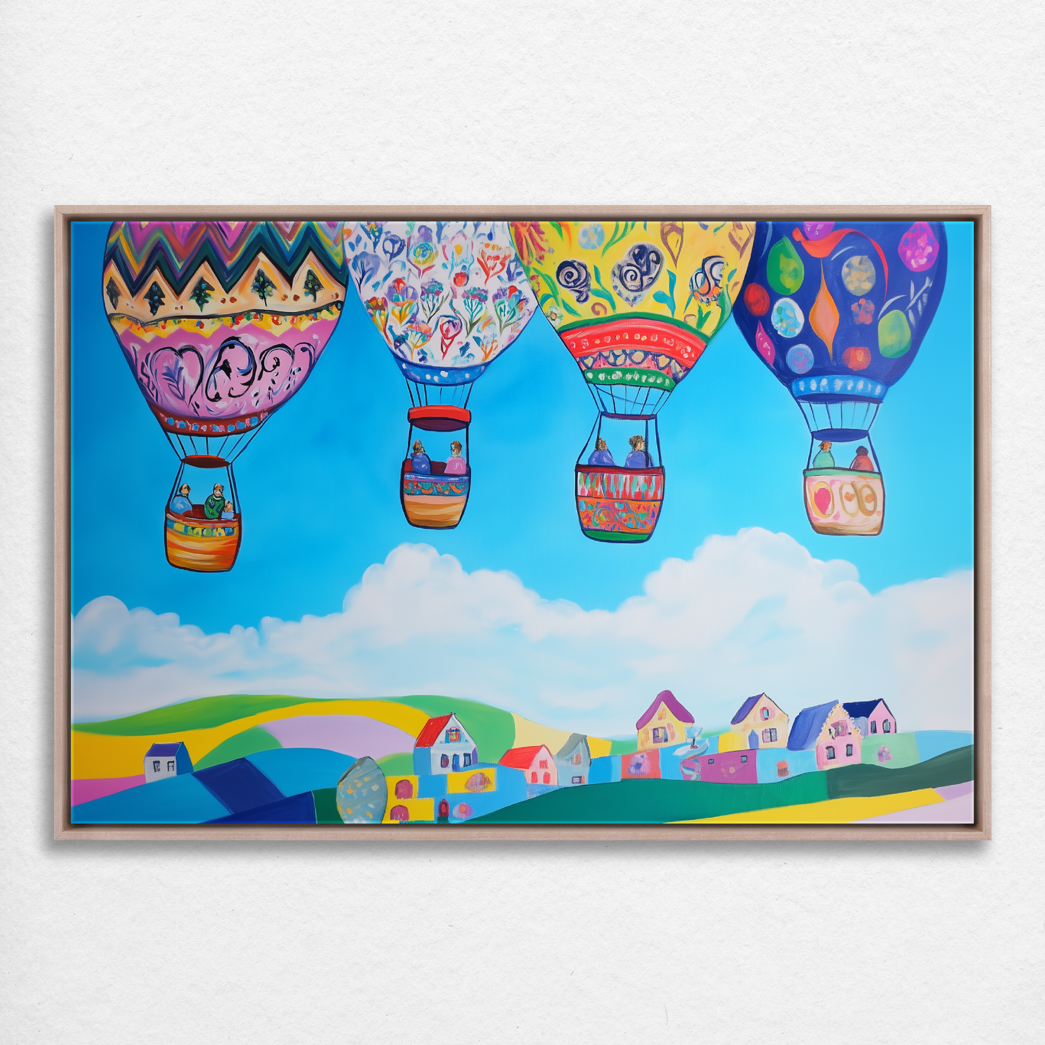 D0192-balloon-parade-hand-painted-wall-art_41_3x2-horizontal-frame-natural.psd