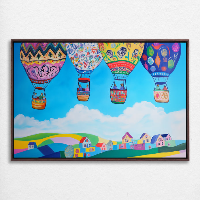 D0192-balloon-parade-hand-painted-wall-art_41_3x2-horizontal-frame-walnut.psd