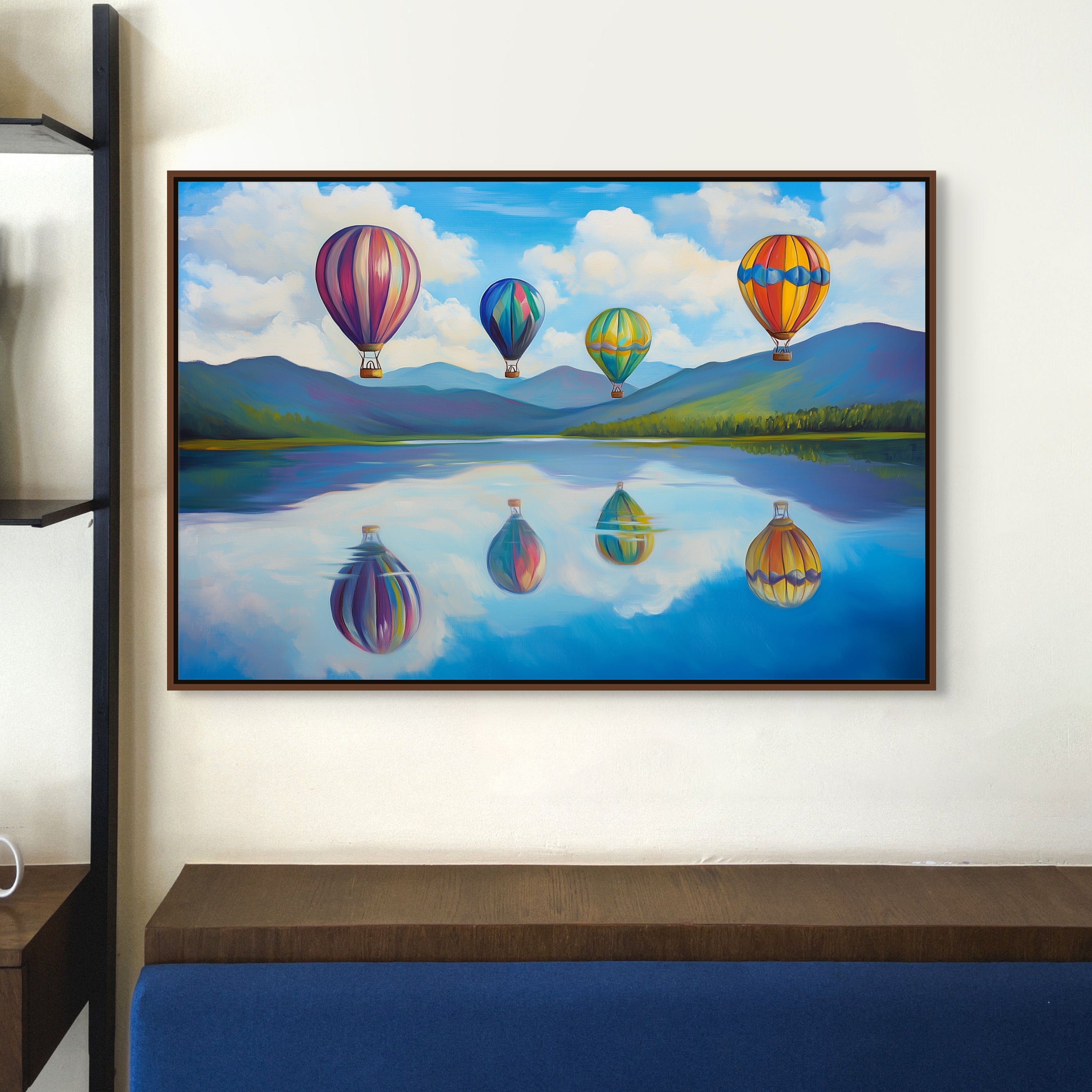 D0193-up-up-and-away-hand-painted-wall-art-a-room-image-room-f-walnut