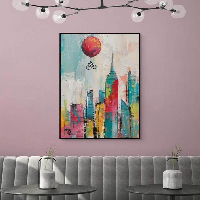 D0200-flight-of-the-inventor-hand-painted-wall-art-lounge-room-image-room-f-black