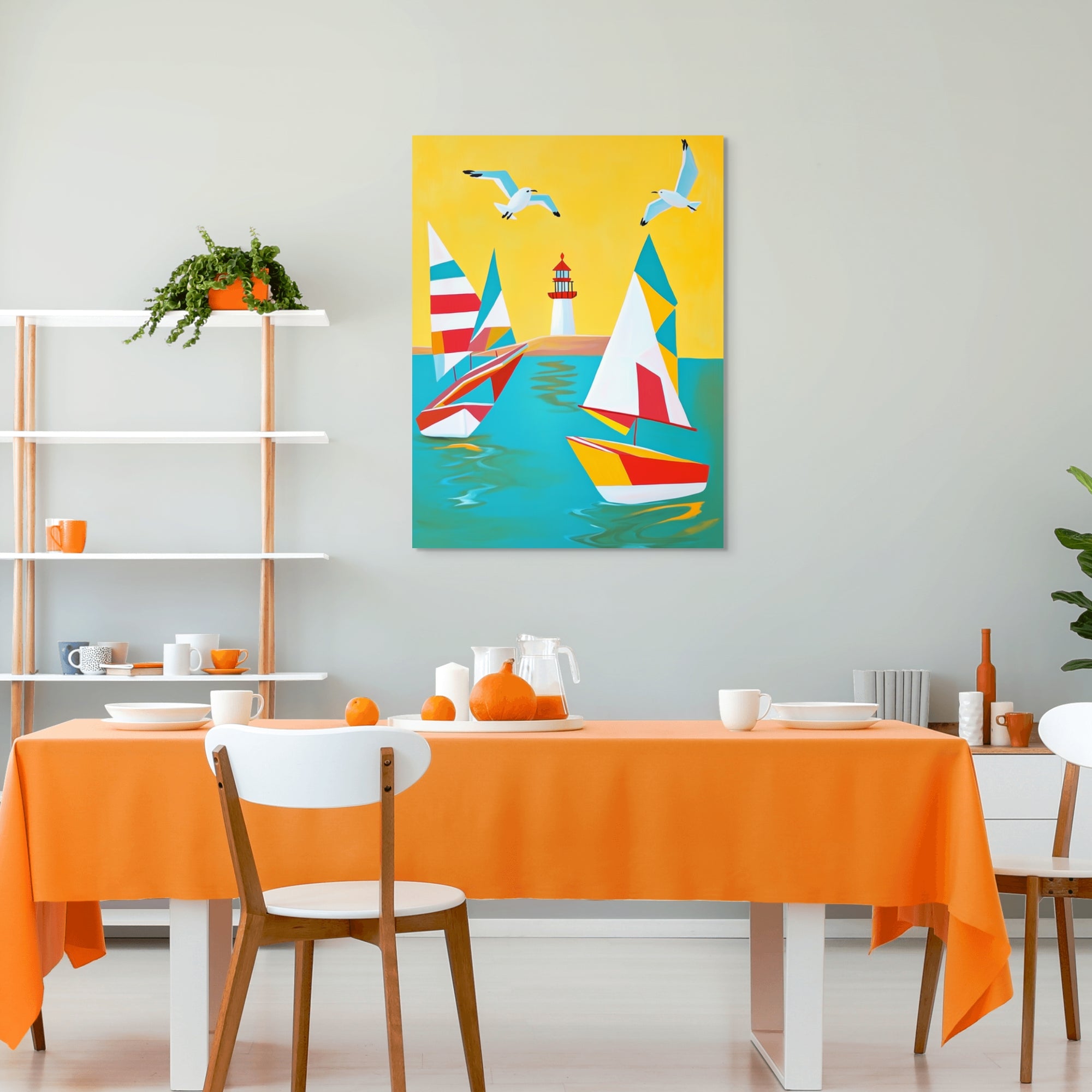 D0201-out-to-sea-hand-painted-wall-art-dining-room-image