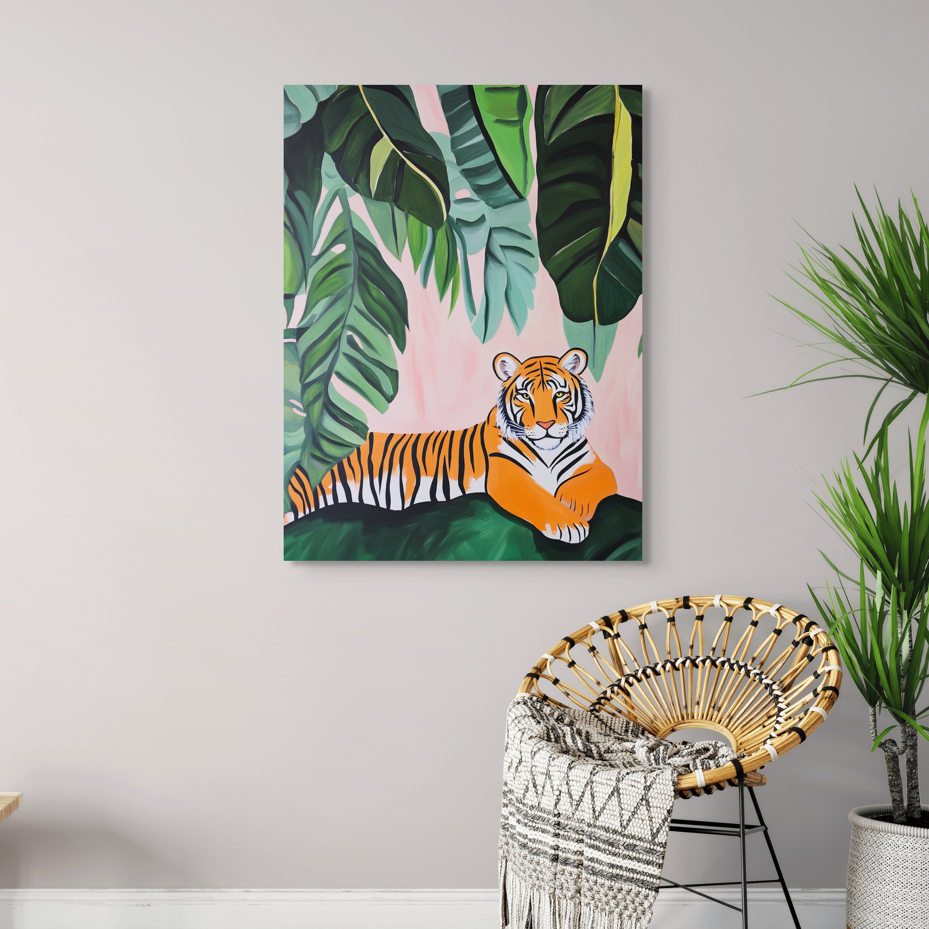D0202-cat-nap-hand-painted-wall-art-outdoor-room-image