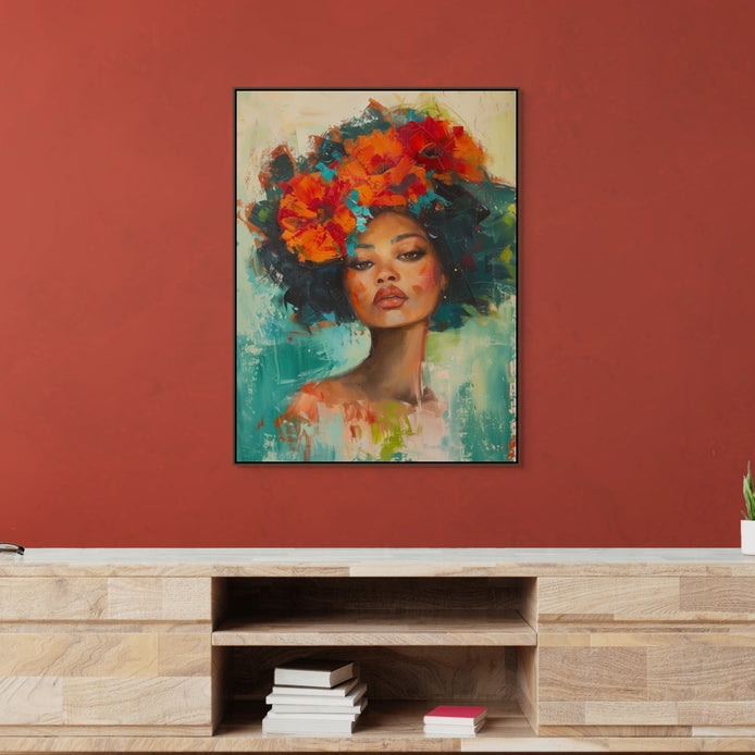 D0205-forest-queen-hand-painted-wall-art-hallway-room-image-room-f-walnut