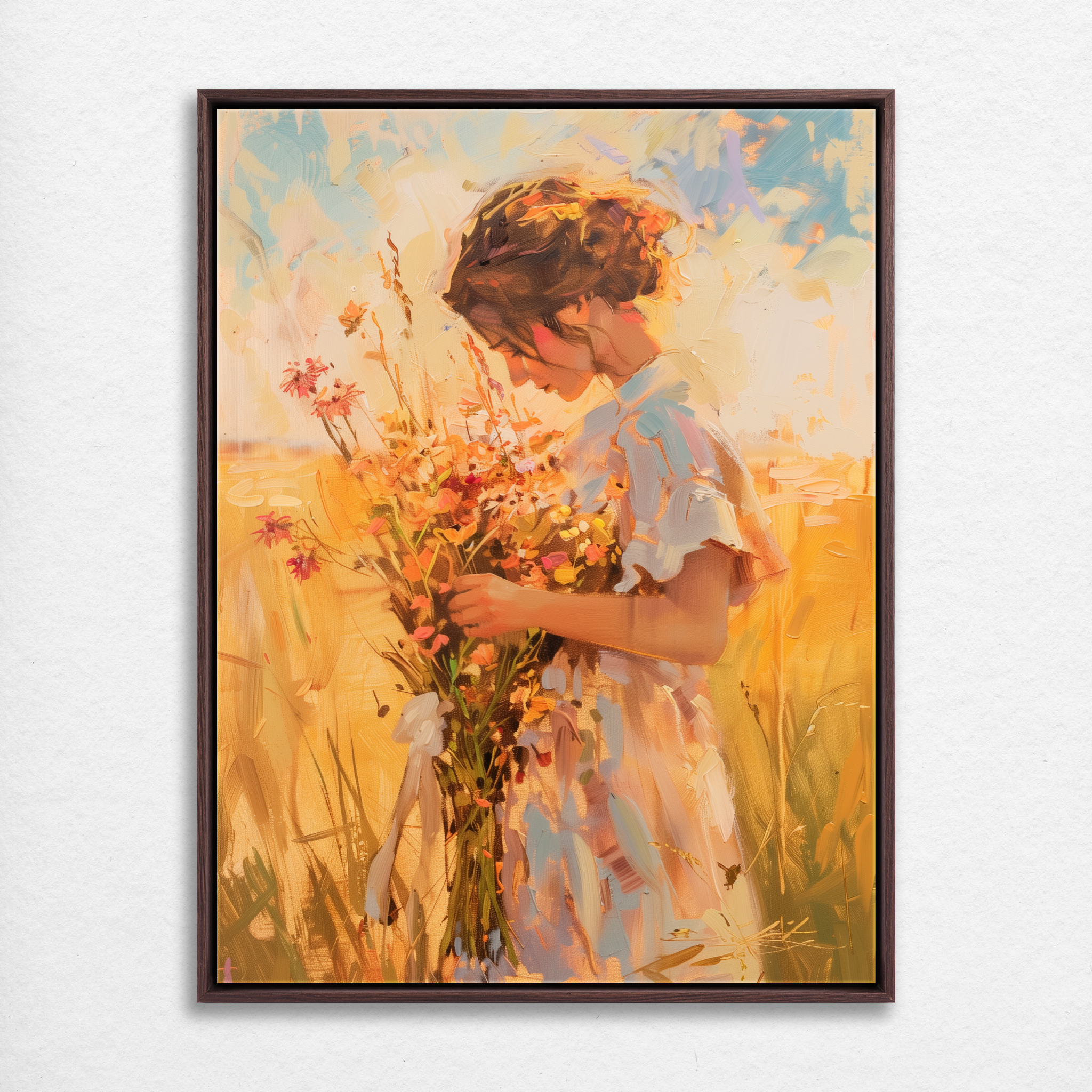 D0208-wildflowers-hand-painted-wall-art_79_3x4-vertical-frame-walnut.psd