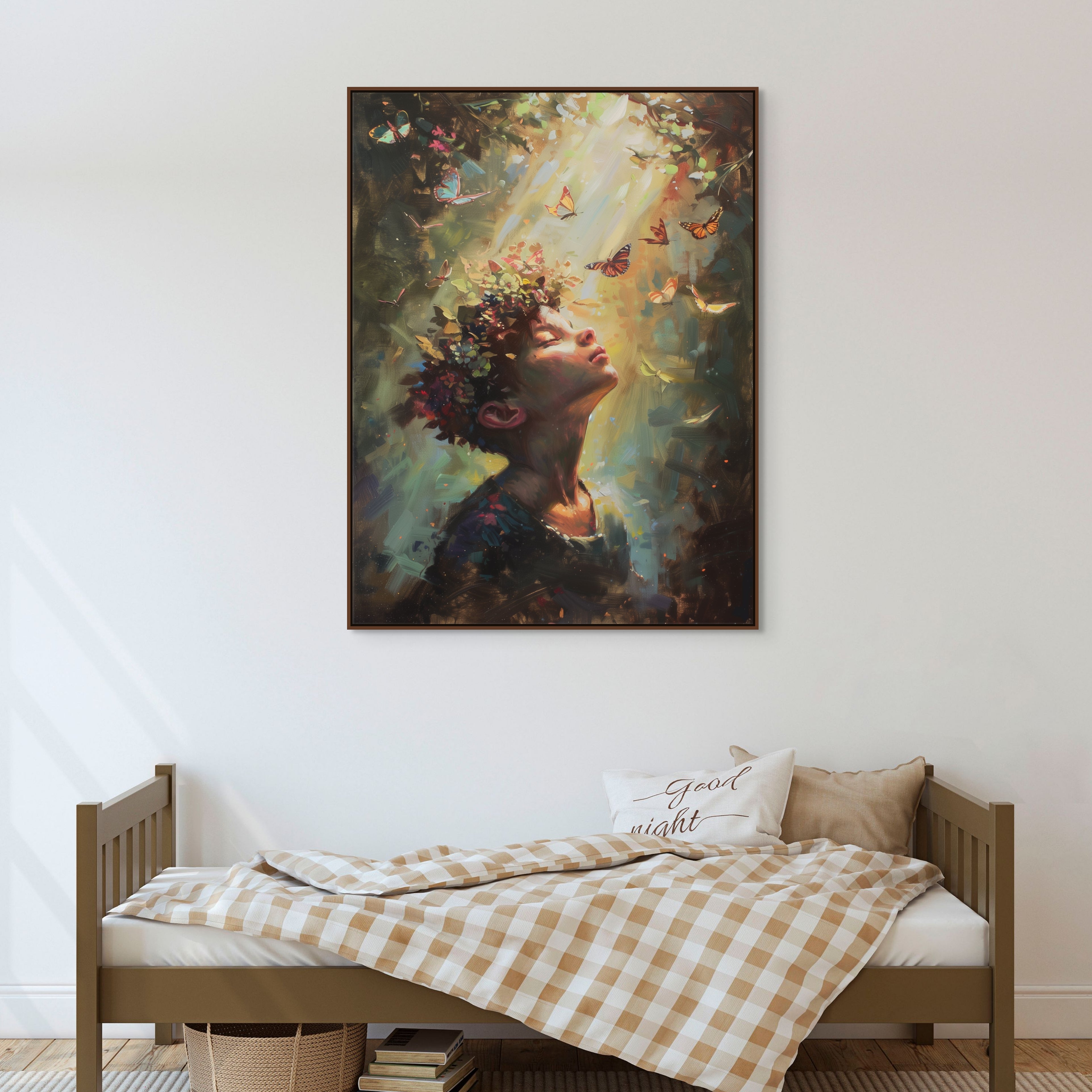 D0209-in-the-fairy-forest-hand-painted-wall-art-kids-room-image-room-f-walnut