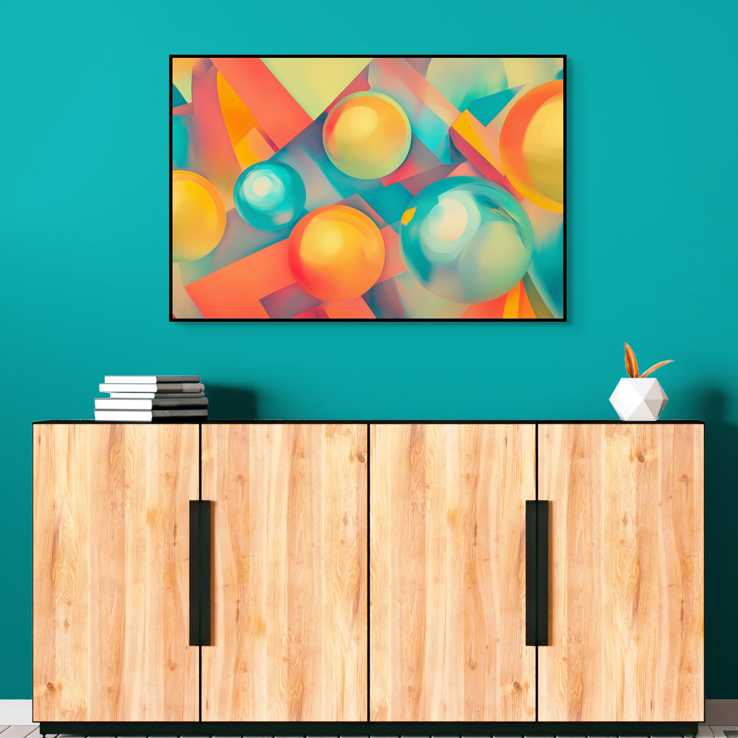 D0210-beyond-bubbles-hand-painted-wall-art-hallway-room-image