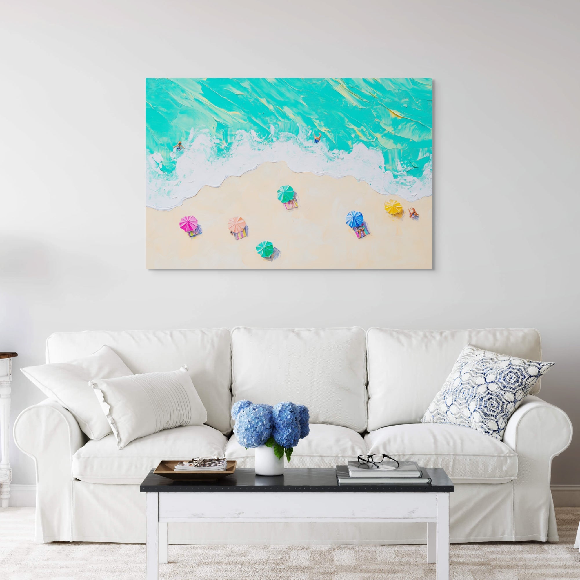 D0212-beach-vacation-hand-painted-wall-art-living-room-image