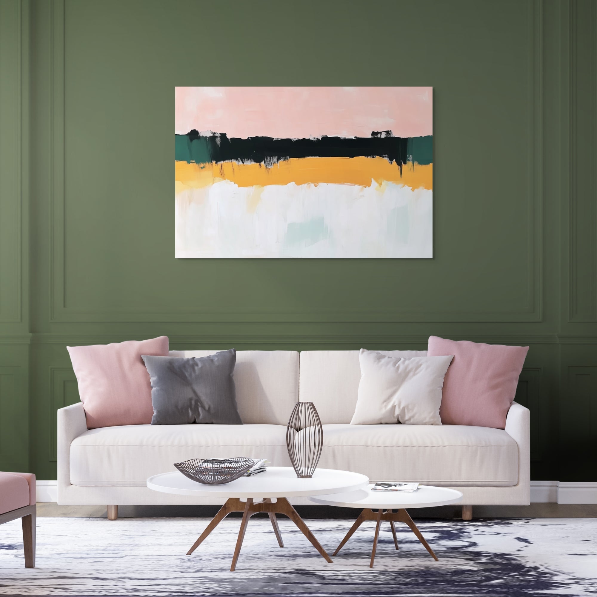 D0213-losing-symmetry-hand-painted-wall-art-living-room-image-room-f-wrapped