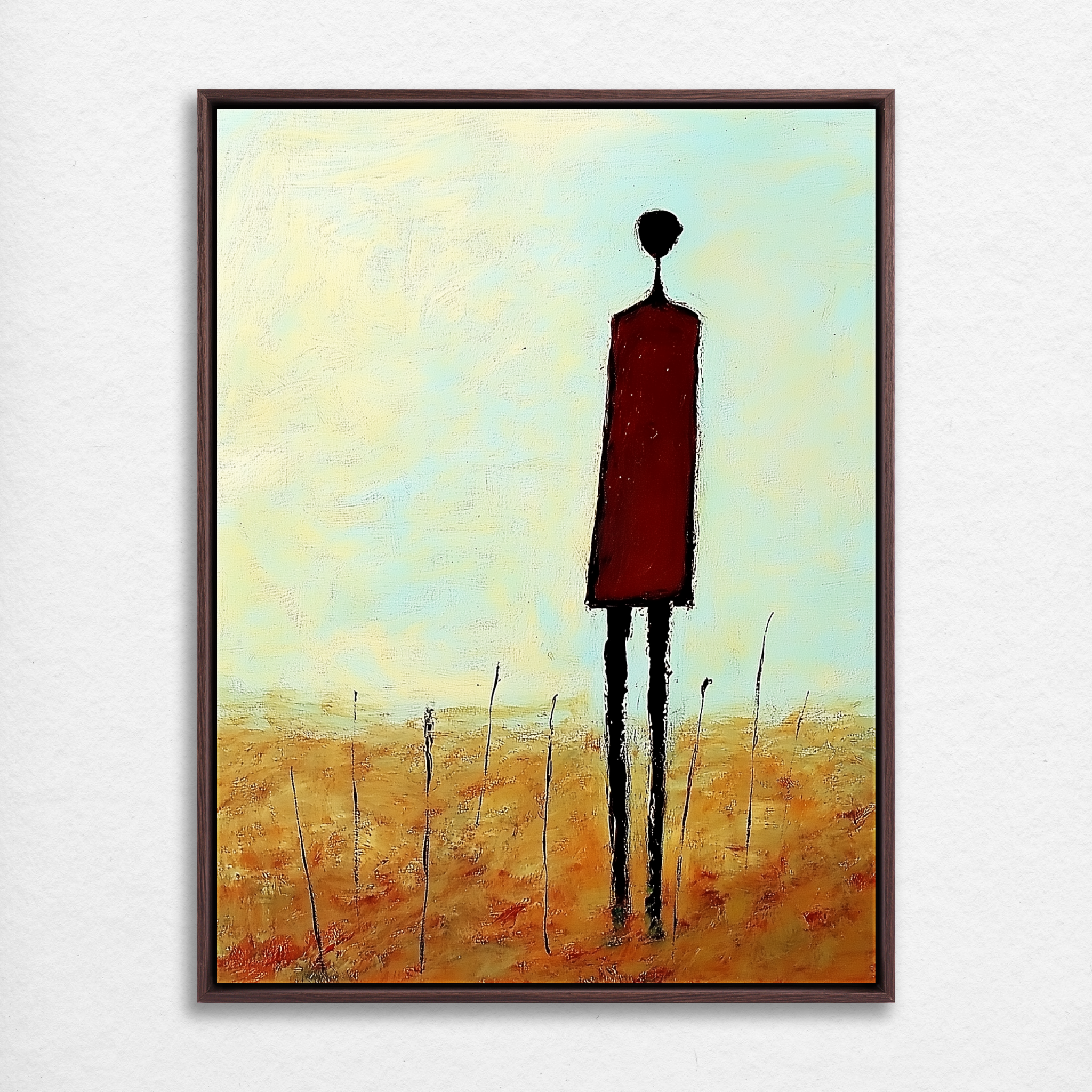 D0226-survivor-hand-painted-wall-art_82_3x4-vertical-frame-walnut.psd