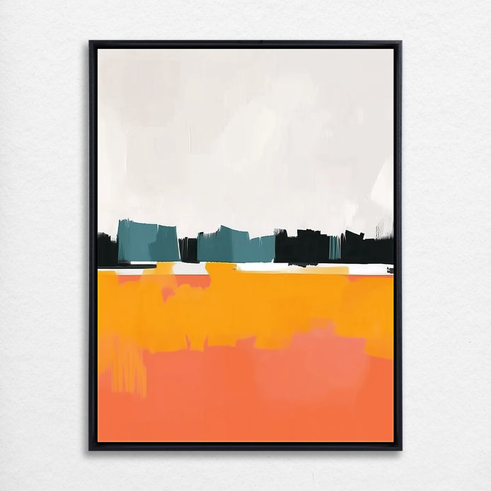 D0227-tangerine-horizons-hand-painted-wall-art_83_3x4-vertical-frame-black.psd