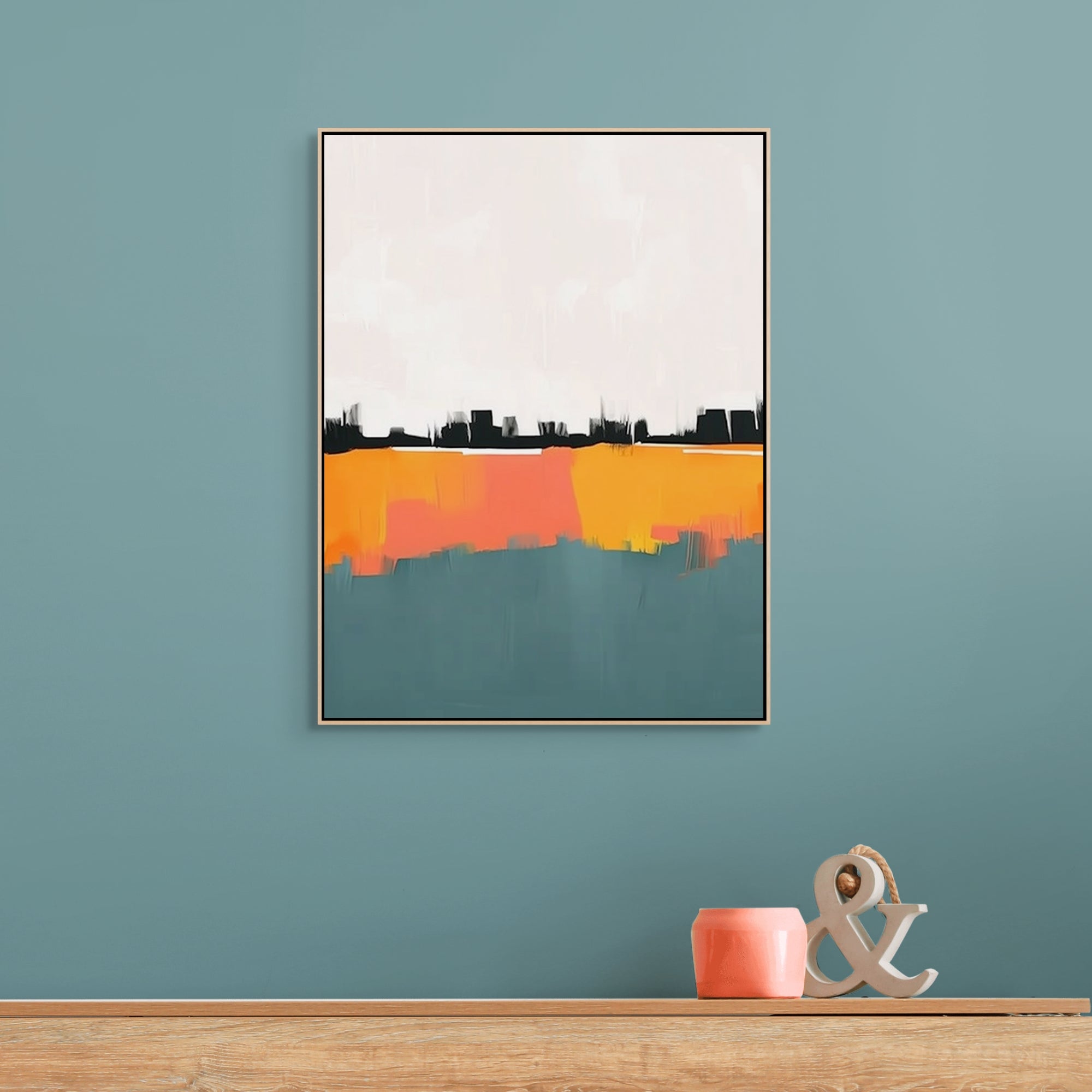 D0228-tangerine-shores-hand-painted-wall-art-hallway-room-image-room-f-black