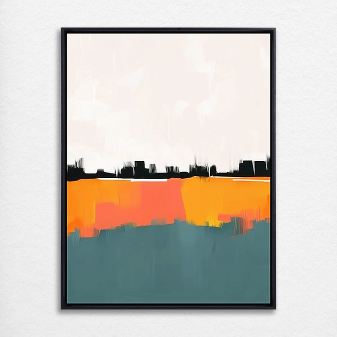 D0228-tangerine-shores-hand-painted-wall-art_84_3x4-vertical-frame-black.psd