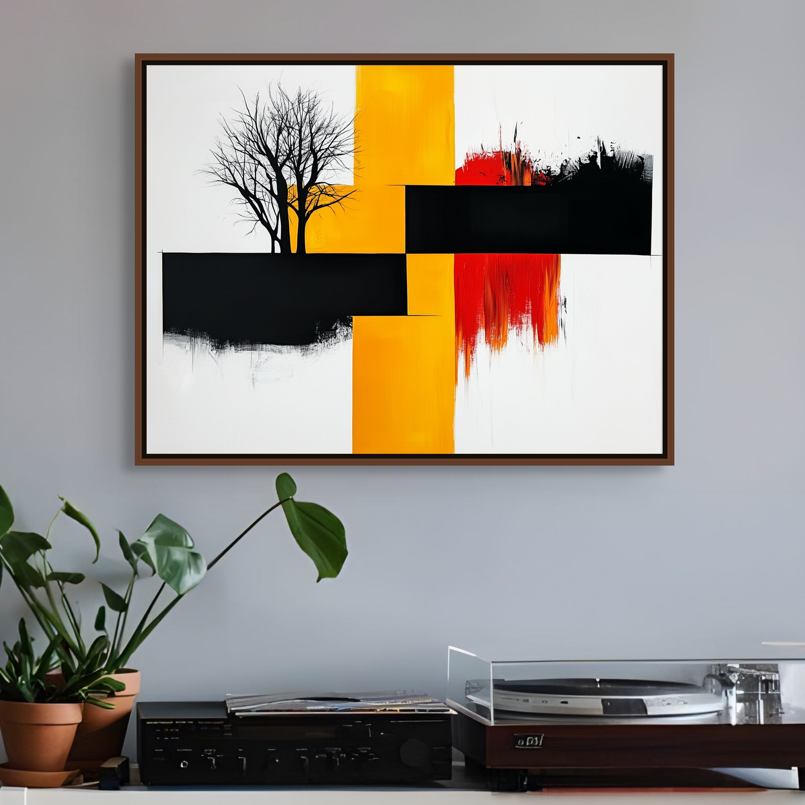D0235-minimal-harmony-hand-painted-wall-art-lounge-room-image-room-f-walnut
