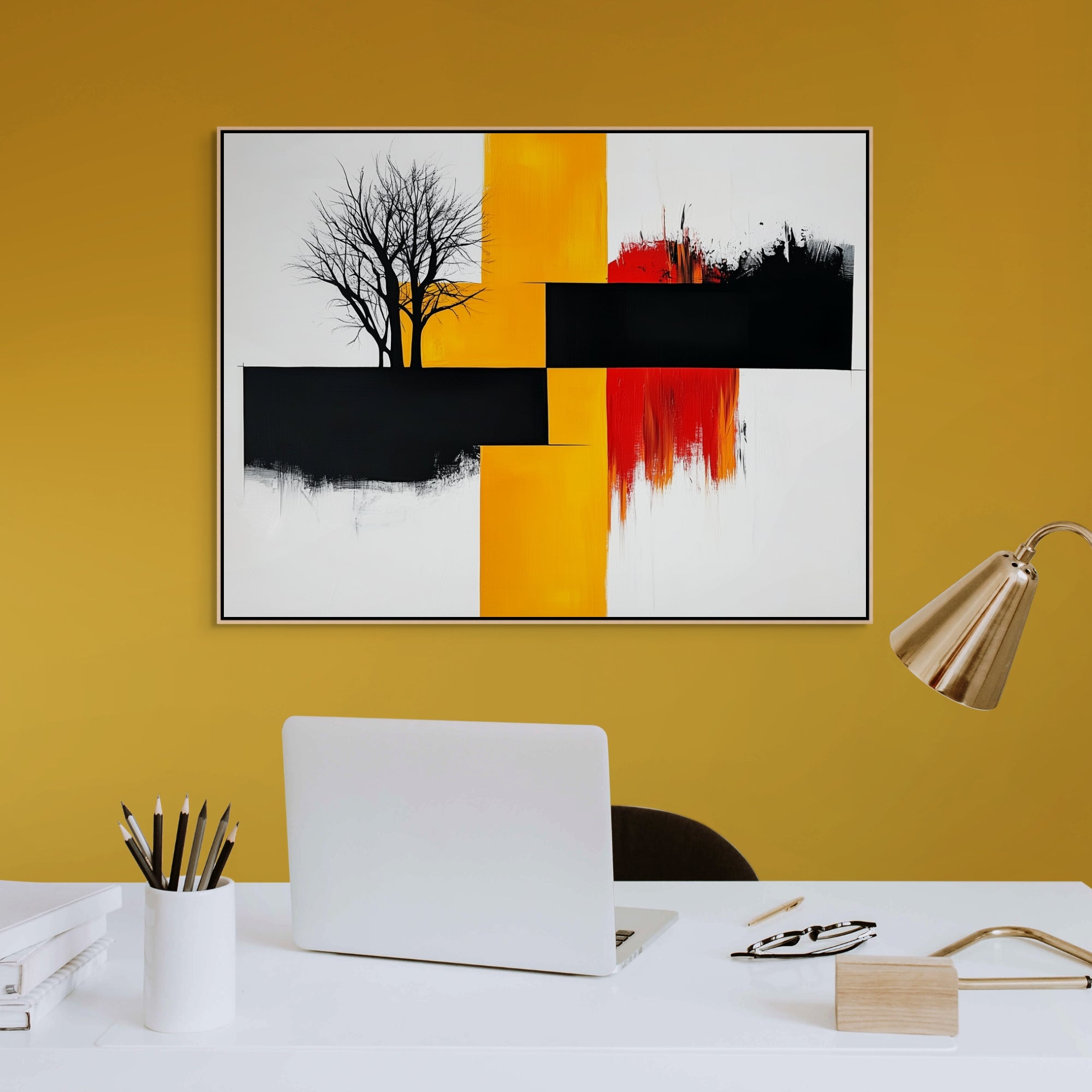 D0235-minimal-harmony-hand-painted-wall-art-office-room-image-room-f-natural