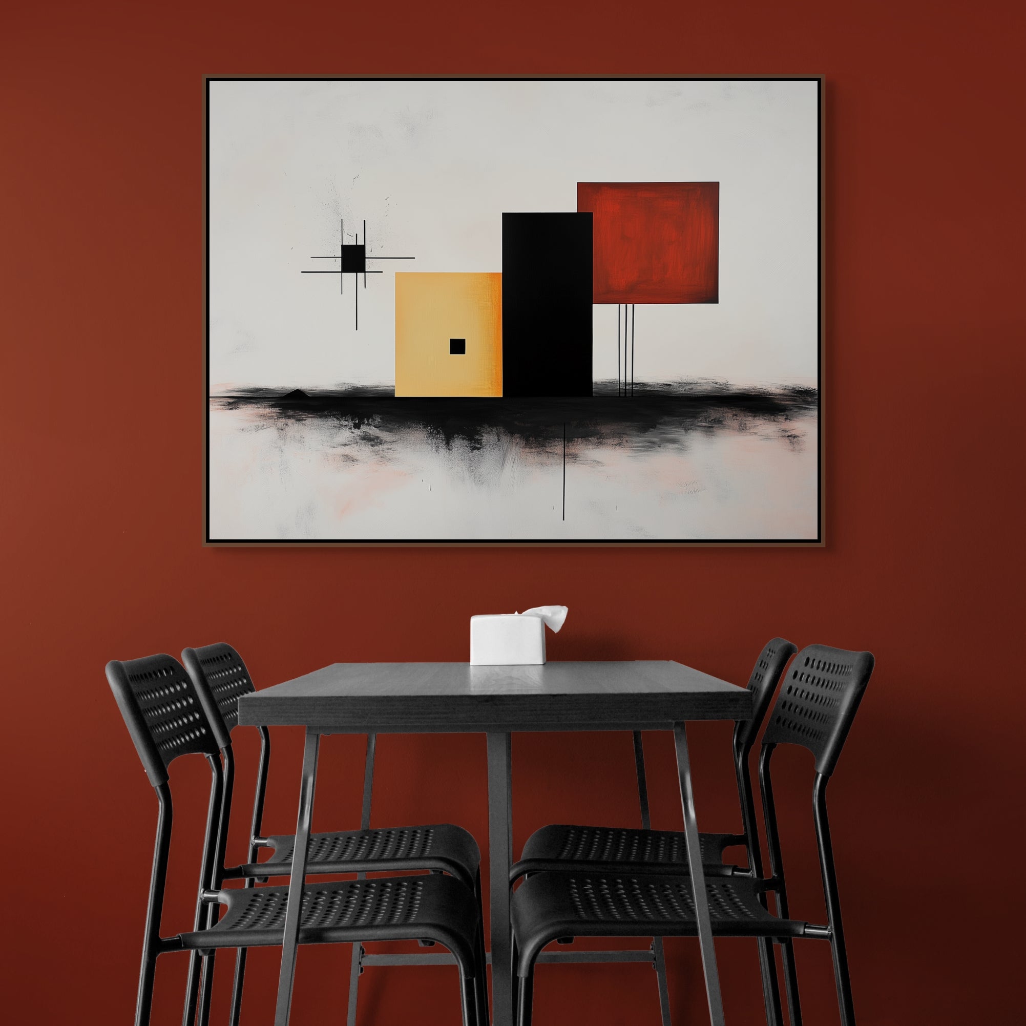 D0236-dynamic-horizon-hand-painted-wall-art-business-room-image-room-f-walnut