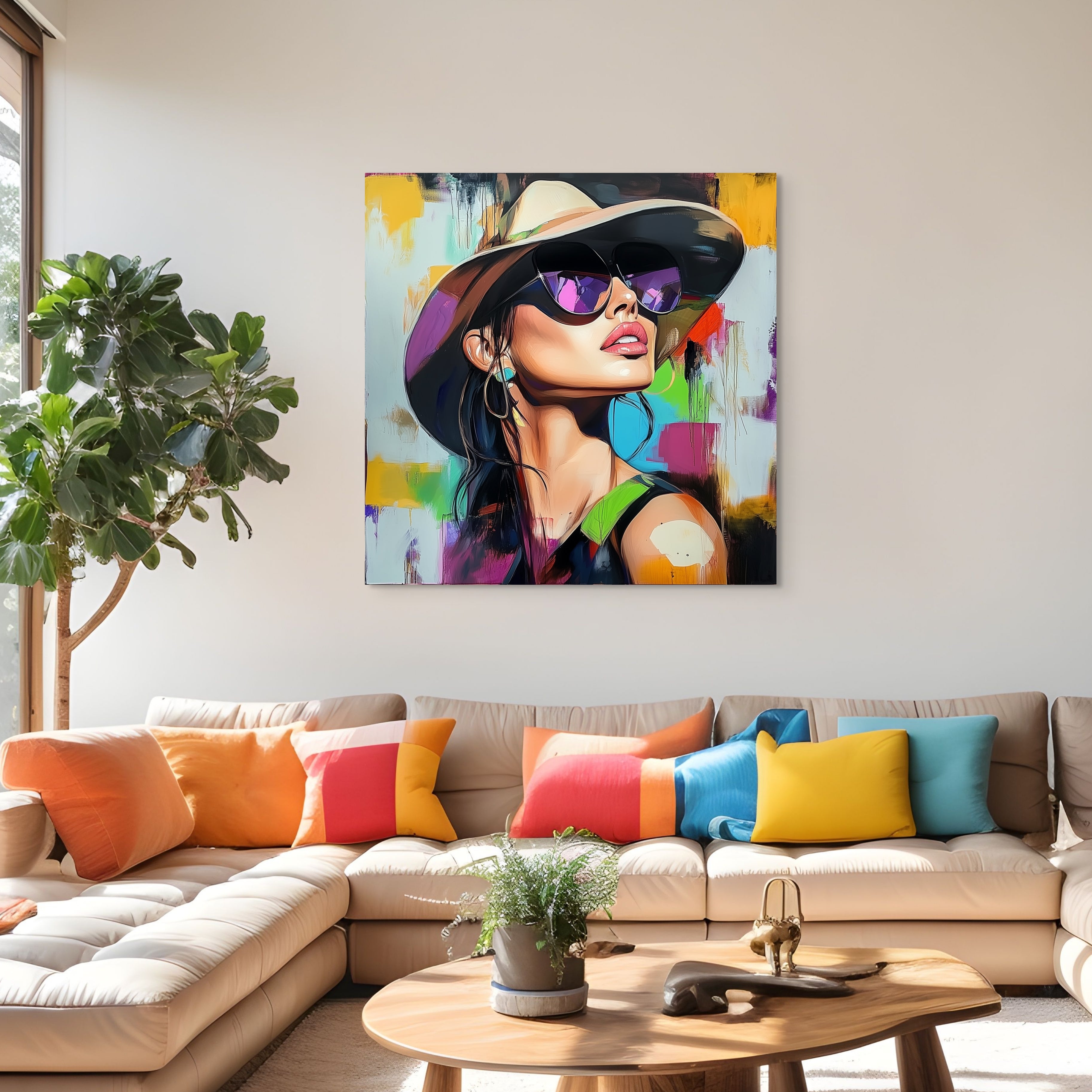 D0237-urban-vogue-hand-painted-wall-art-living-room-image