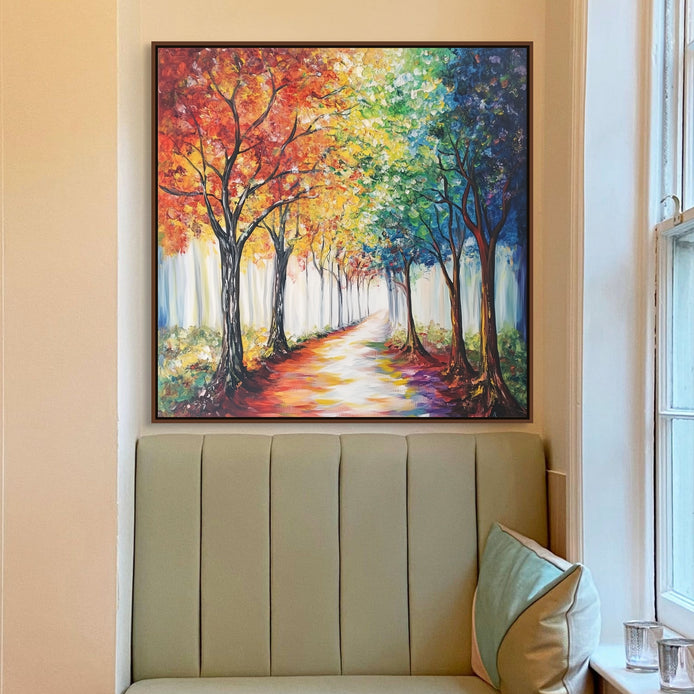 D0238-seasons-of-change-hand-painted-wall-art-business-room-image-room-f-walnut