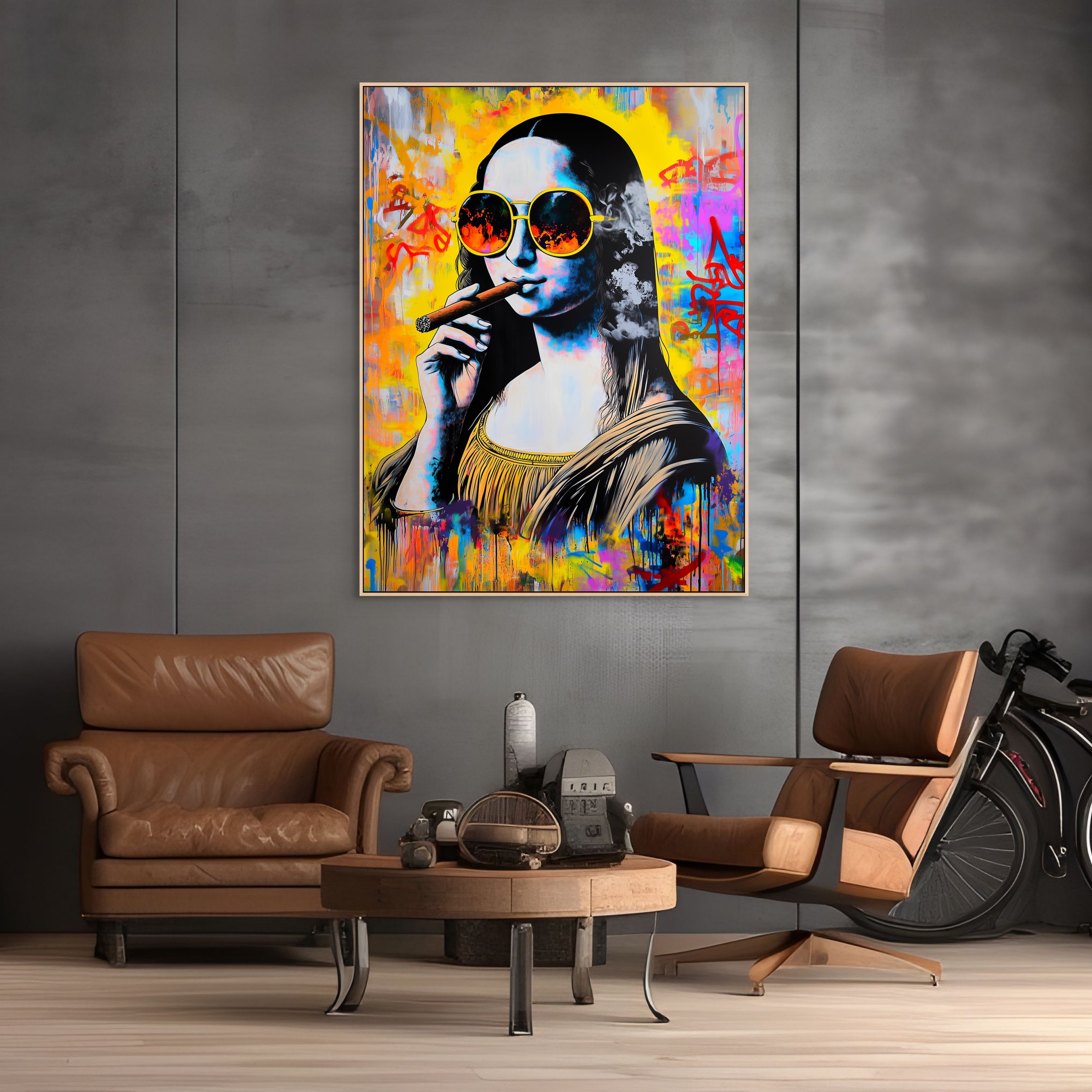 D0244-rebel-renaissance-hand-painted-wall-art-living-room-image-room-f-natural