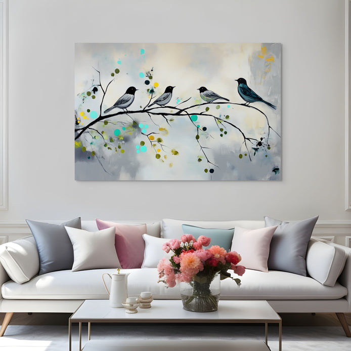 D0249-abstract-aviary-hand-painted-wall-art-living-room-image