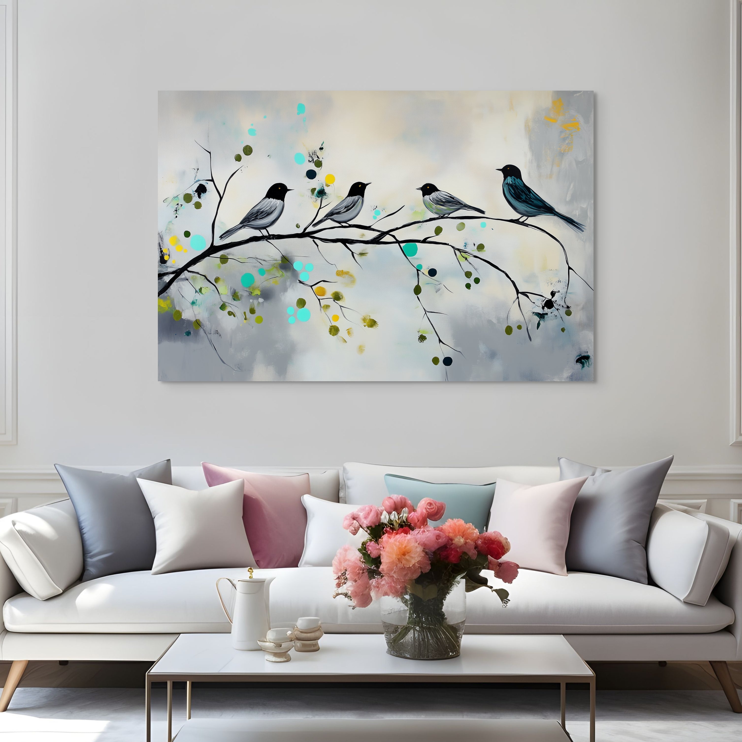 D0249-abstract-aviary-hand-painted-wall-art-living-room-image