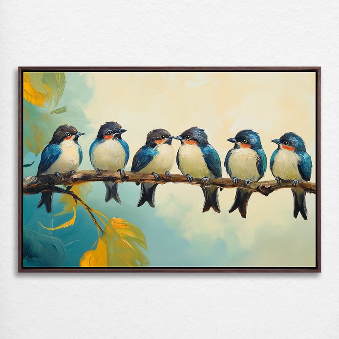 D0250-feathered-chorus-hand-painted-wall-art_54_3x2-horizontal-frame-walnut.psd
