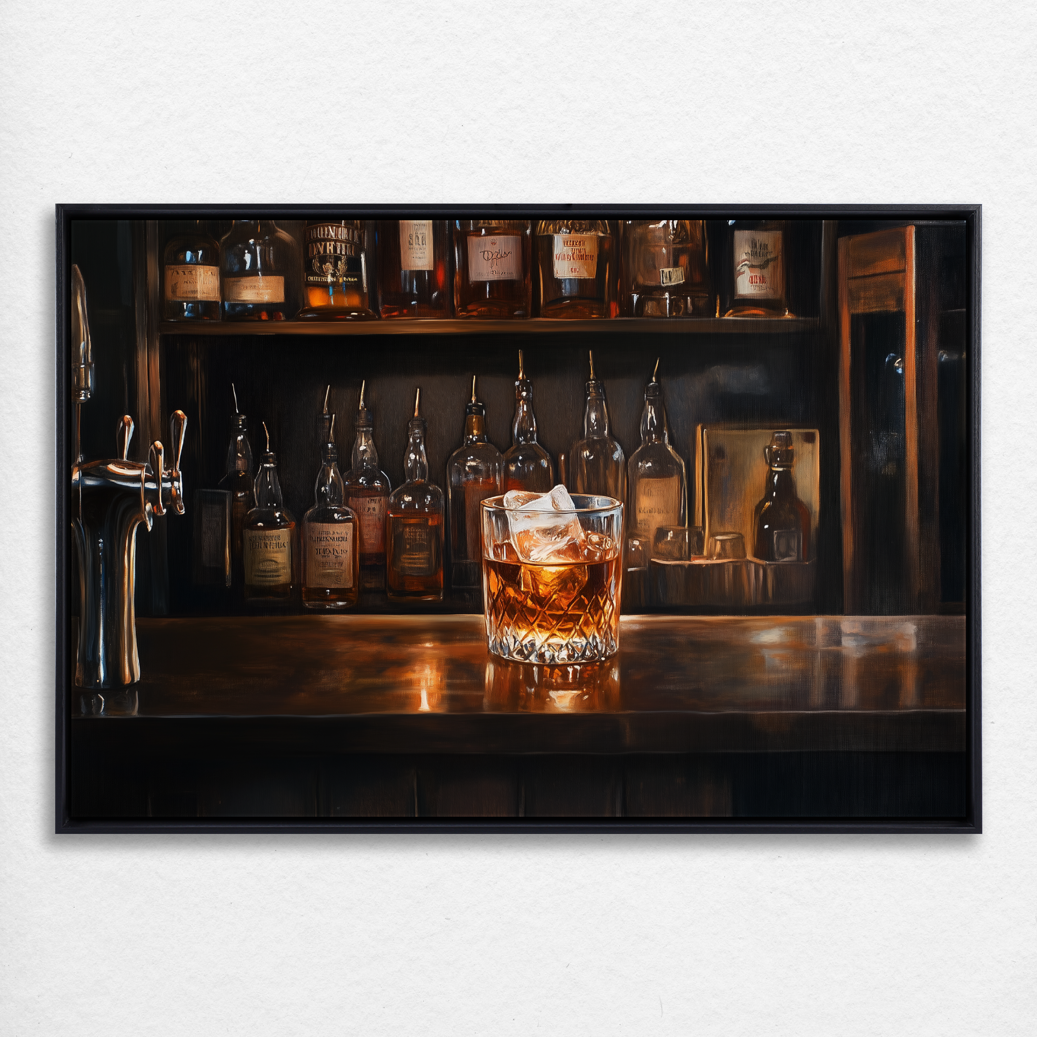 D0253-whiskey-glow-hand-painted-wall-art_57_3x2-horizontal-frame-black.psd