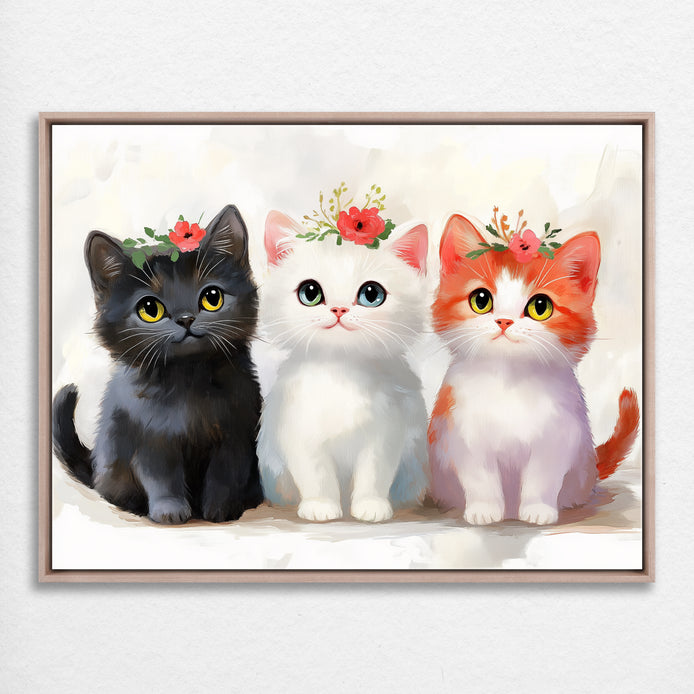 D0265-whimsical-companions-hand-painted-wall-art_25_4x3-horizontal-frame-natural.psd