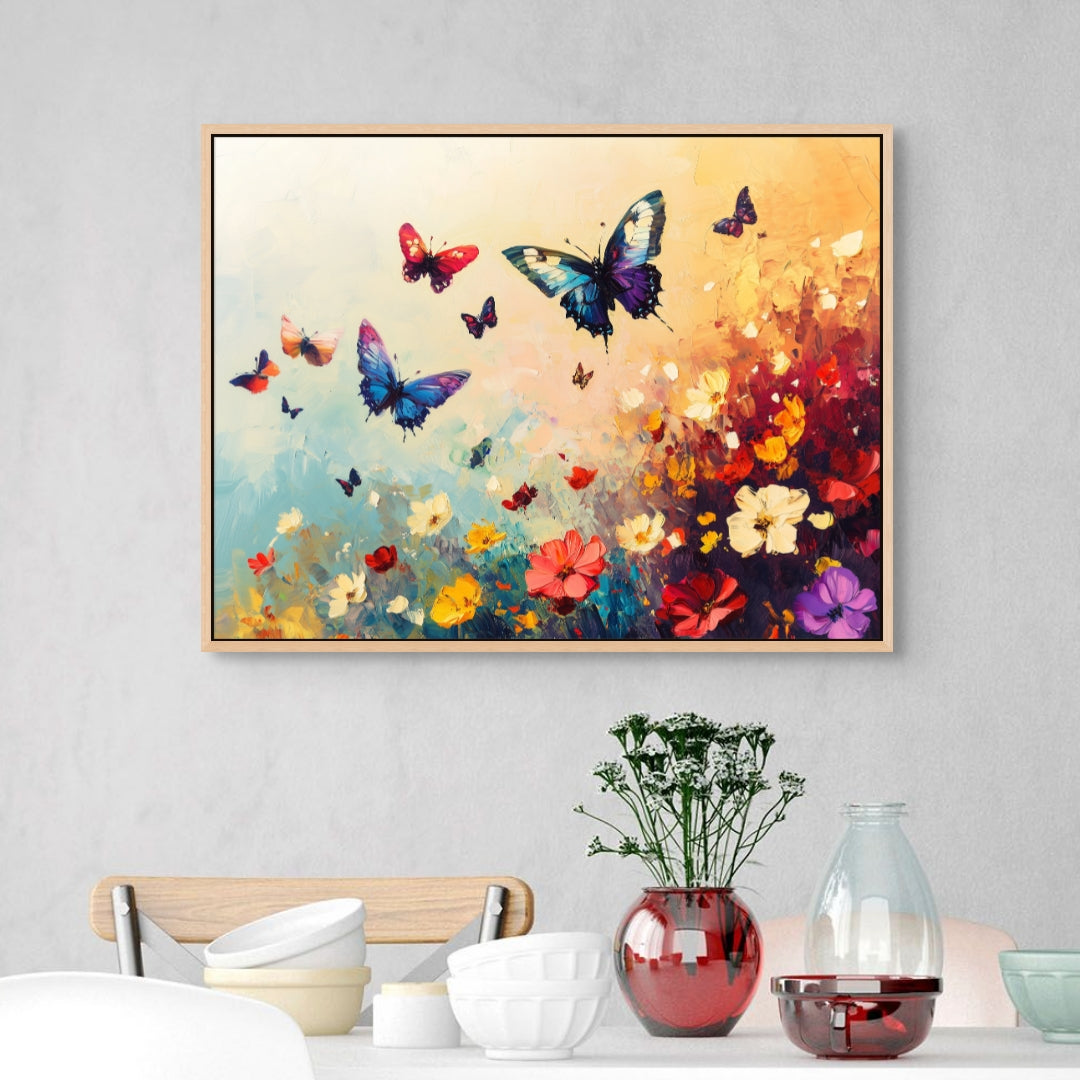 D0269-winged-wonder-hand-painted-wall-art-dining-room-image