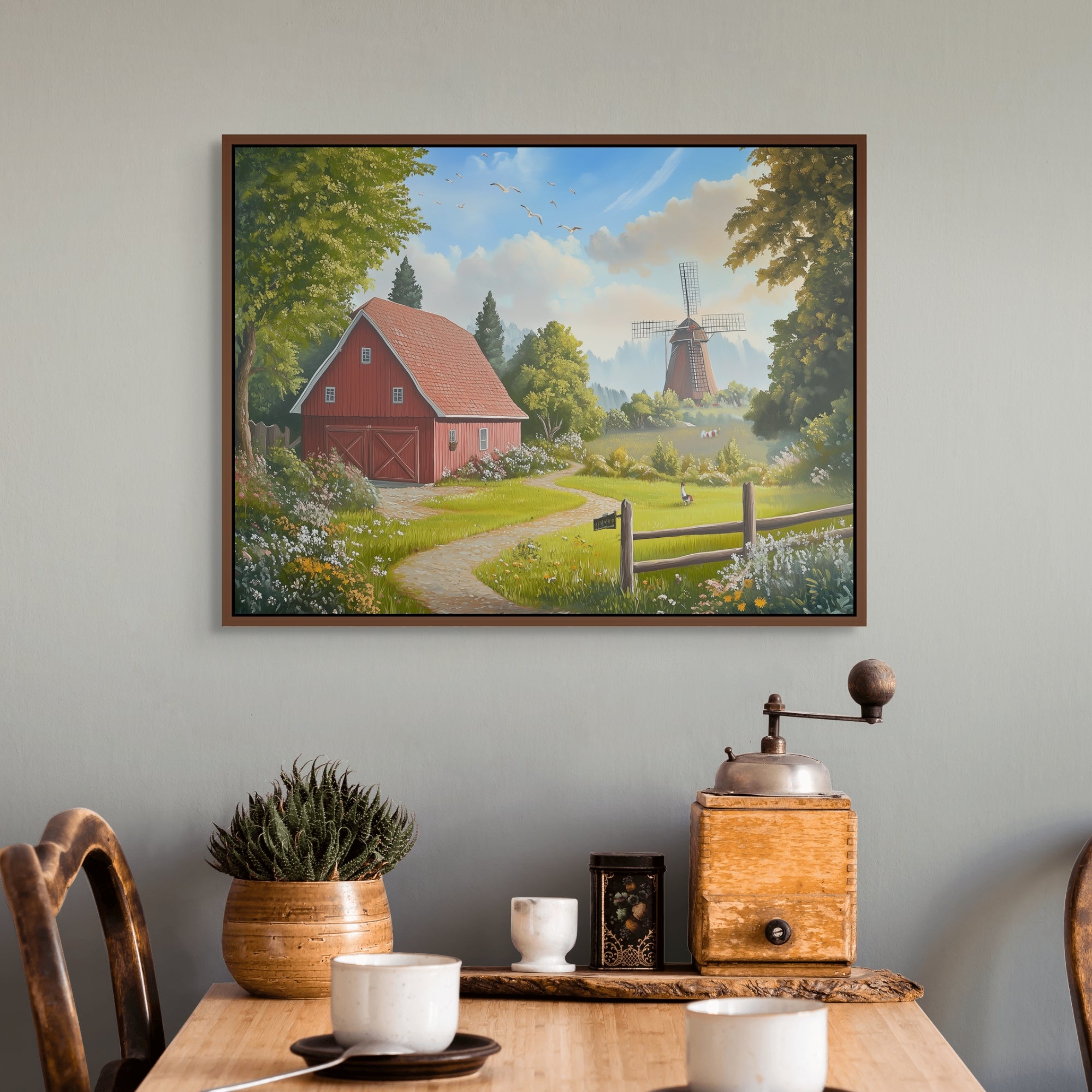 D0271-pastoral-harmony-hand-painted-wall-art-kitchen-room-image