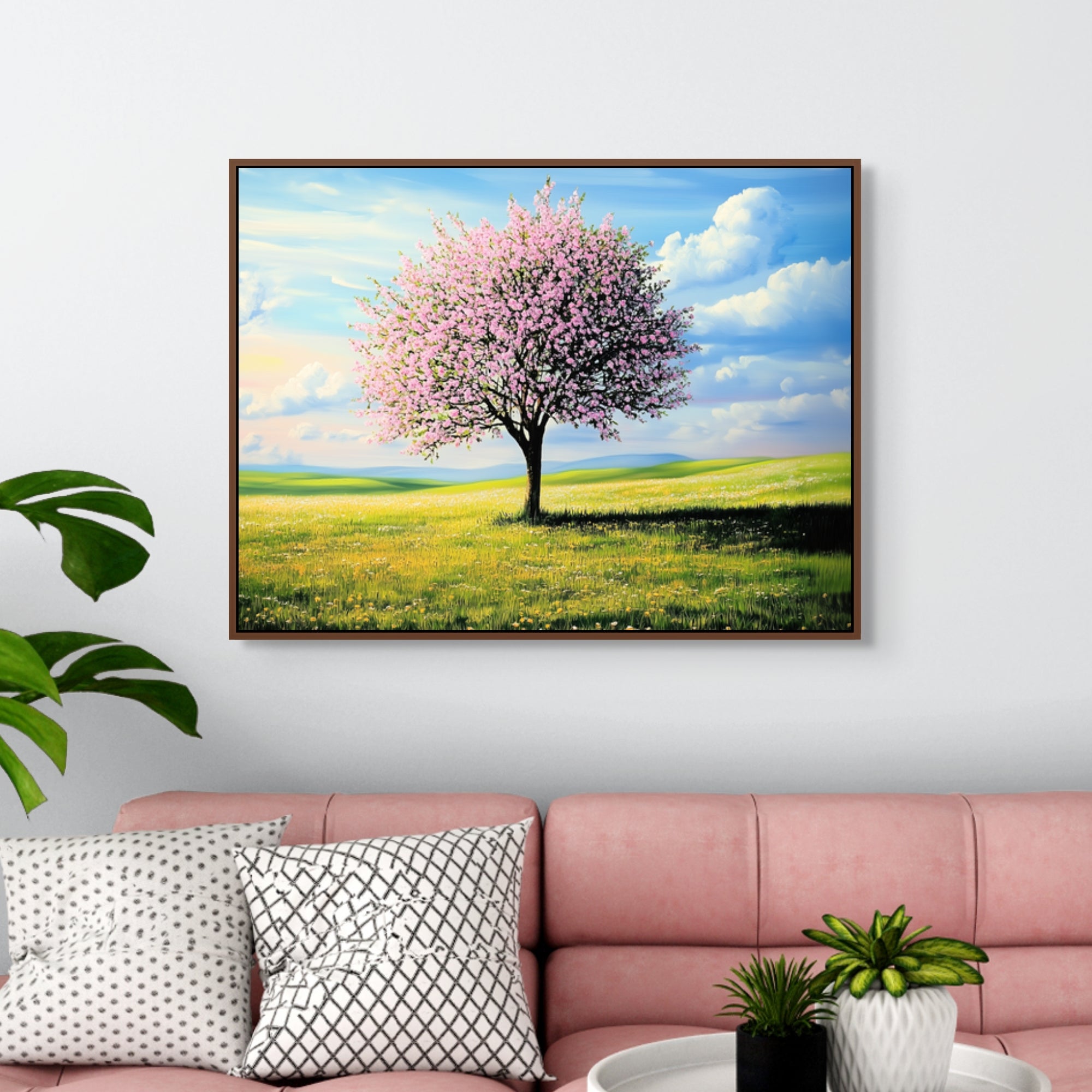 D0273-blossoming-hand-painted-wall-art-living-room-image