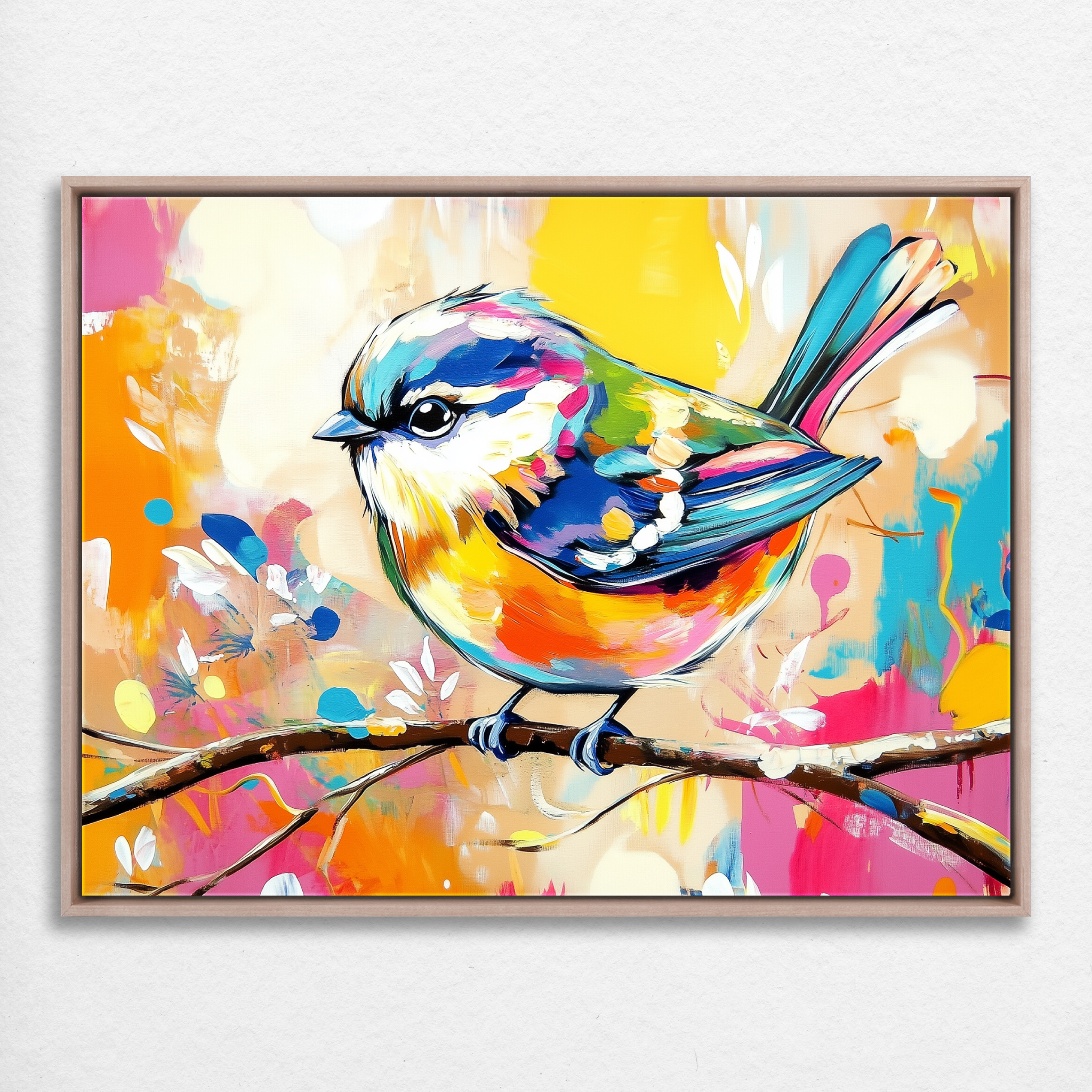 D0274-the-songbird-hand-painted-wall-art_33_4x3-horizontal-frame-natural.psd