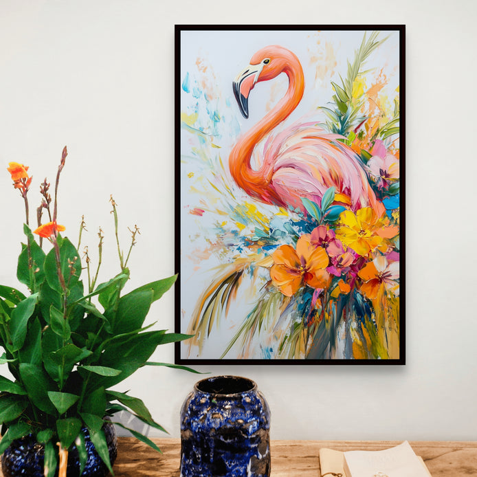 D0278-graceful-garden-hand-painted-wall-art-hallway-room-image-room-f-black