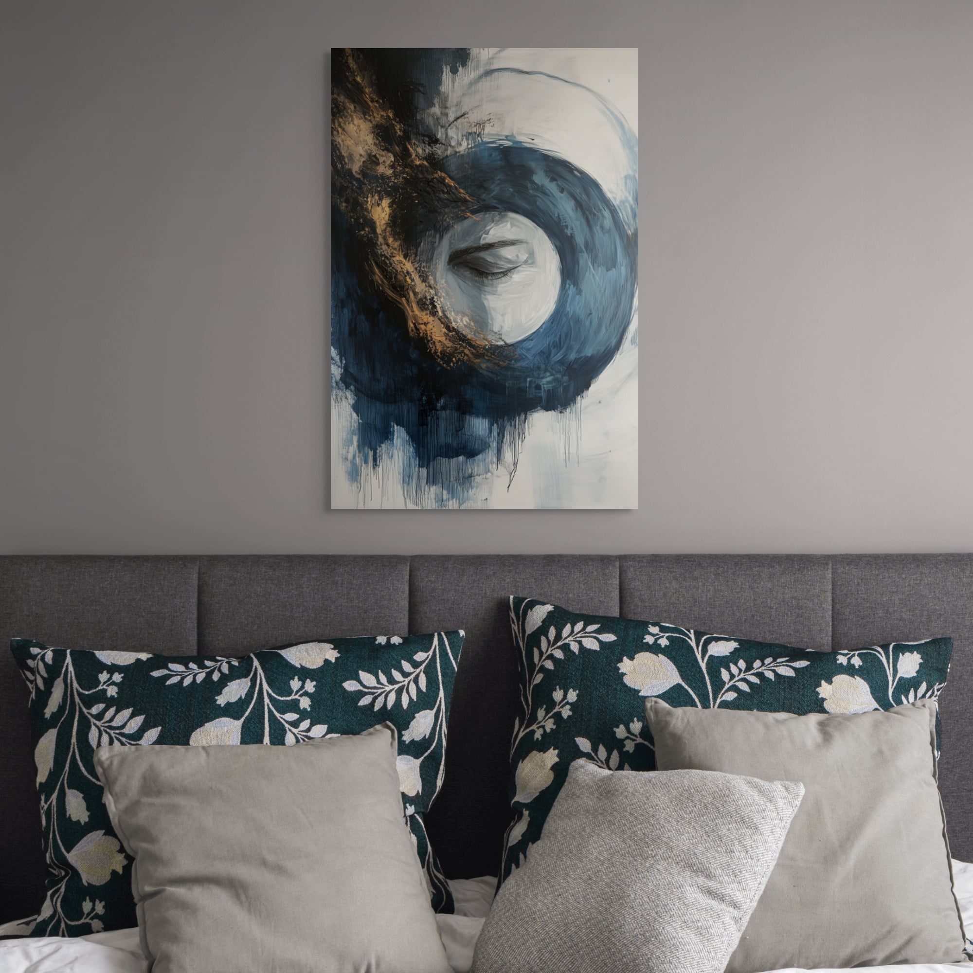 D0284-sleeping-dreams-hand-painted-wall-art-bed-room-image-room-f-wrapped