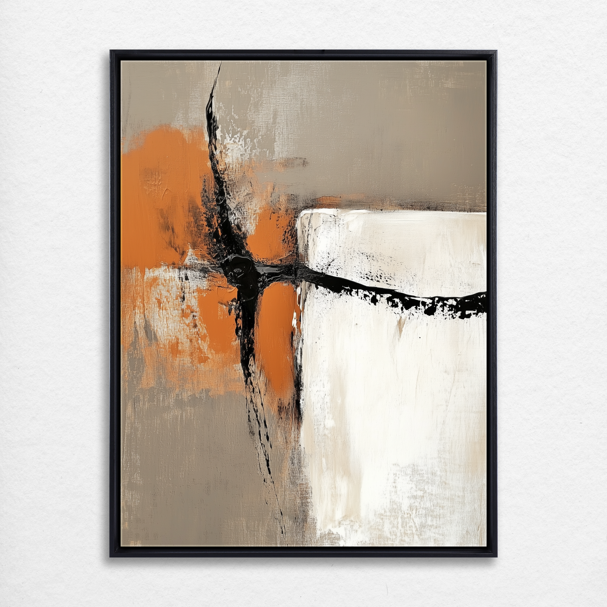 D0285-cracked-ground-hand-painted-wall-art_00_3x4-vertical-frame-black.psd