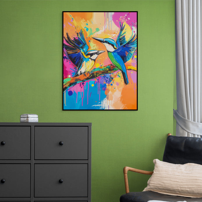 D0287-chattering-hand-painted-wall-art-living-room-image