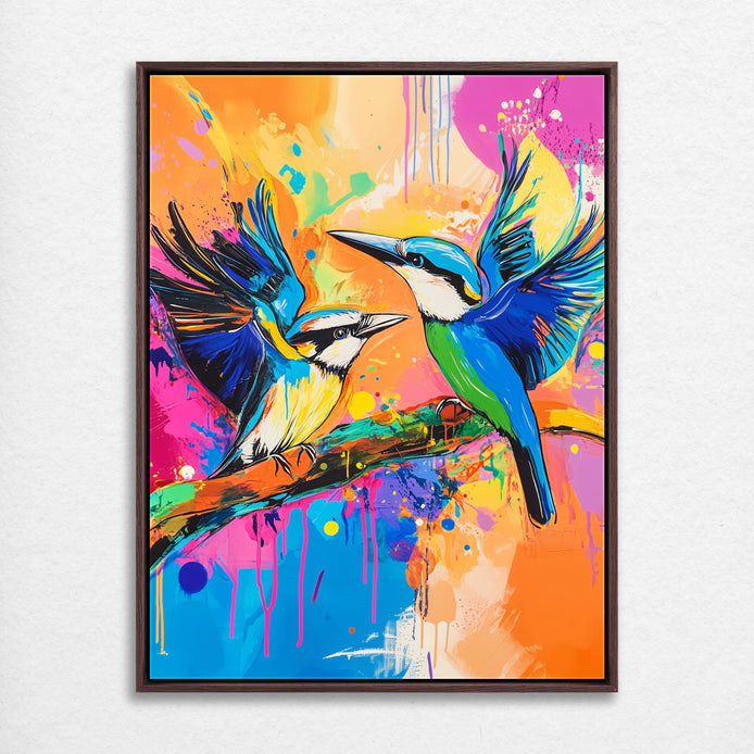 D0287-chattering-hand-painted-wall-art_02_3x4-vertical-frame-walnut.psd