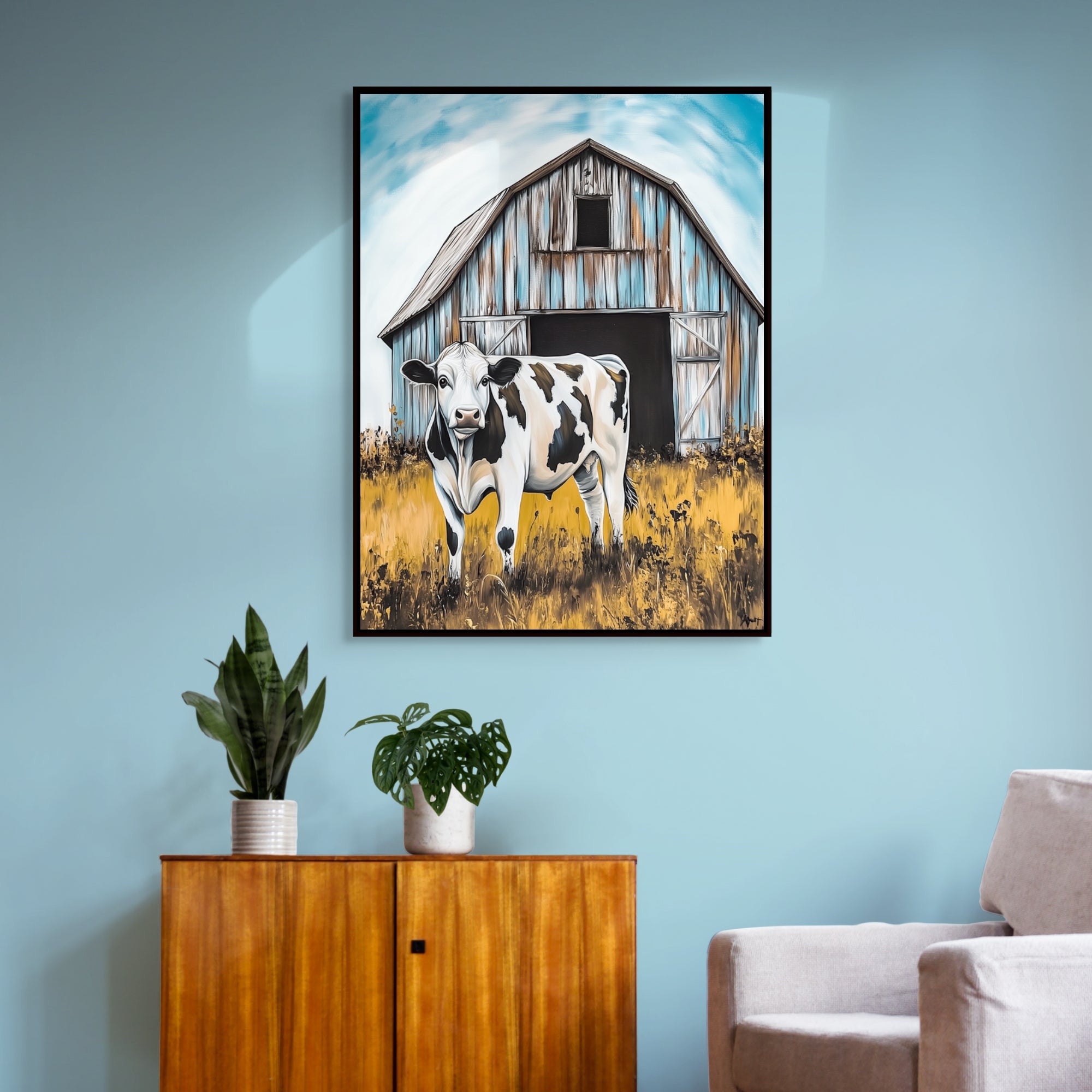 D0288-barnyard-business-hand-painted-wall-art-living-room-image-room-f-black