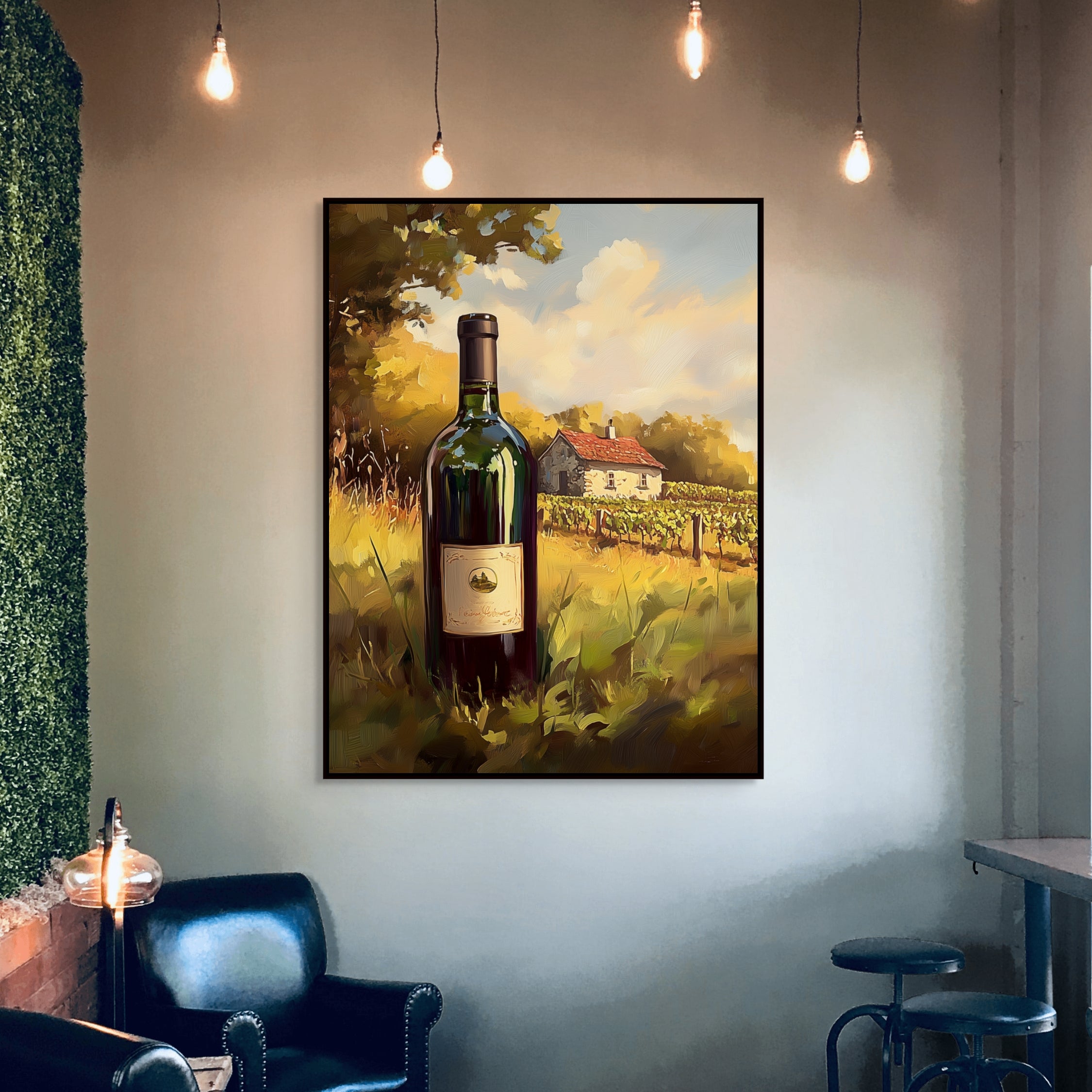 D0289-taste-of-home-hand-painted-wall-art-lounge-room-image