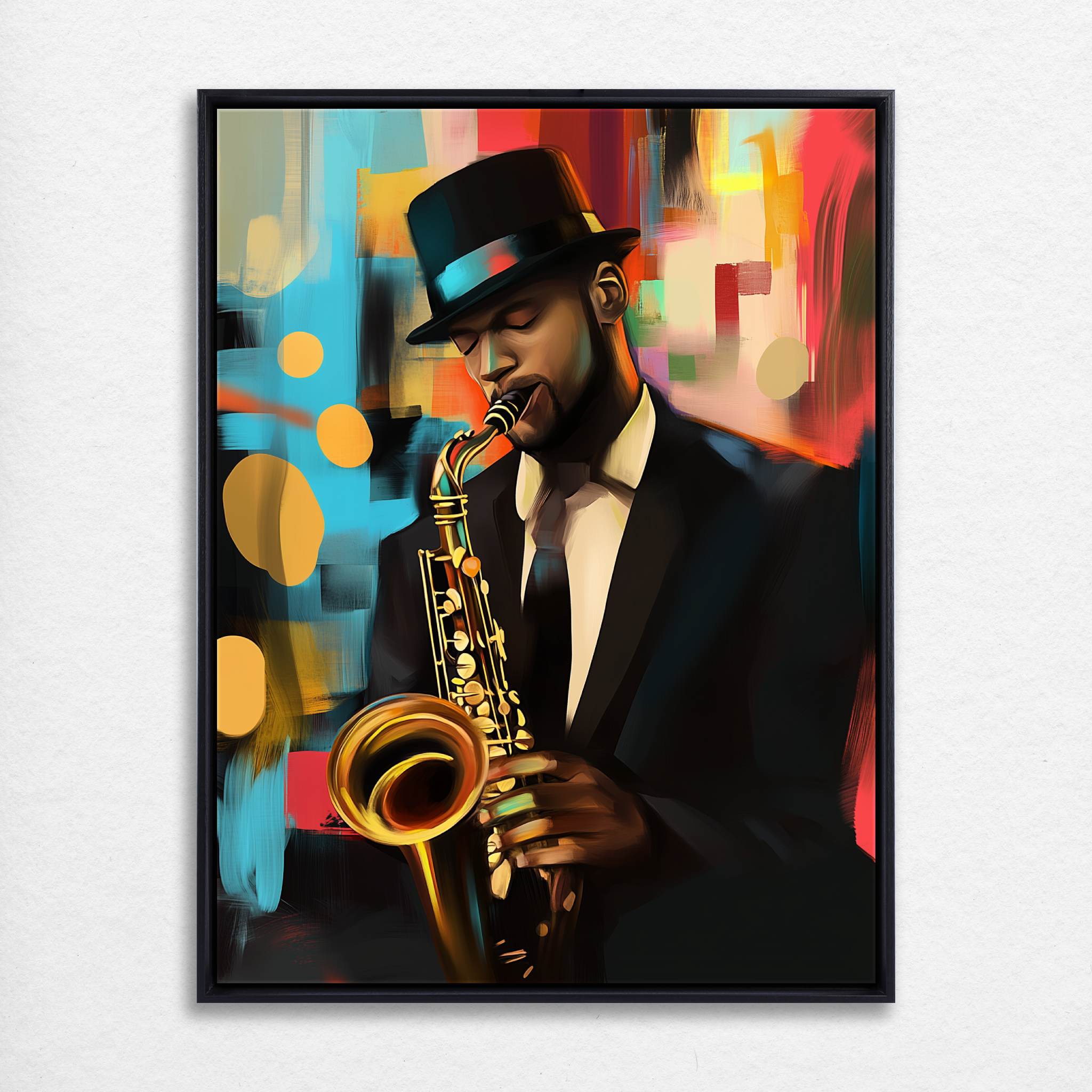 D0290-the-soloist-hand-painted-wall-art_05_3x4-vertical-frame-black.psd