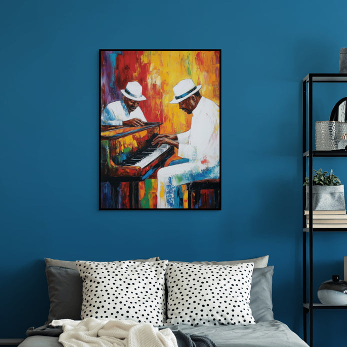 D0291-the-duo-hand-painted-wall-art-a-room-image-room-f-black