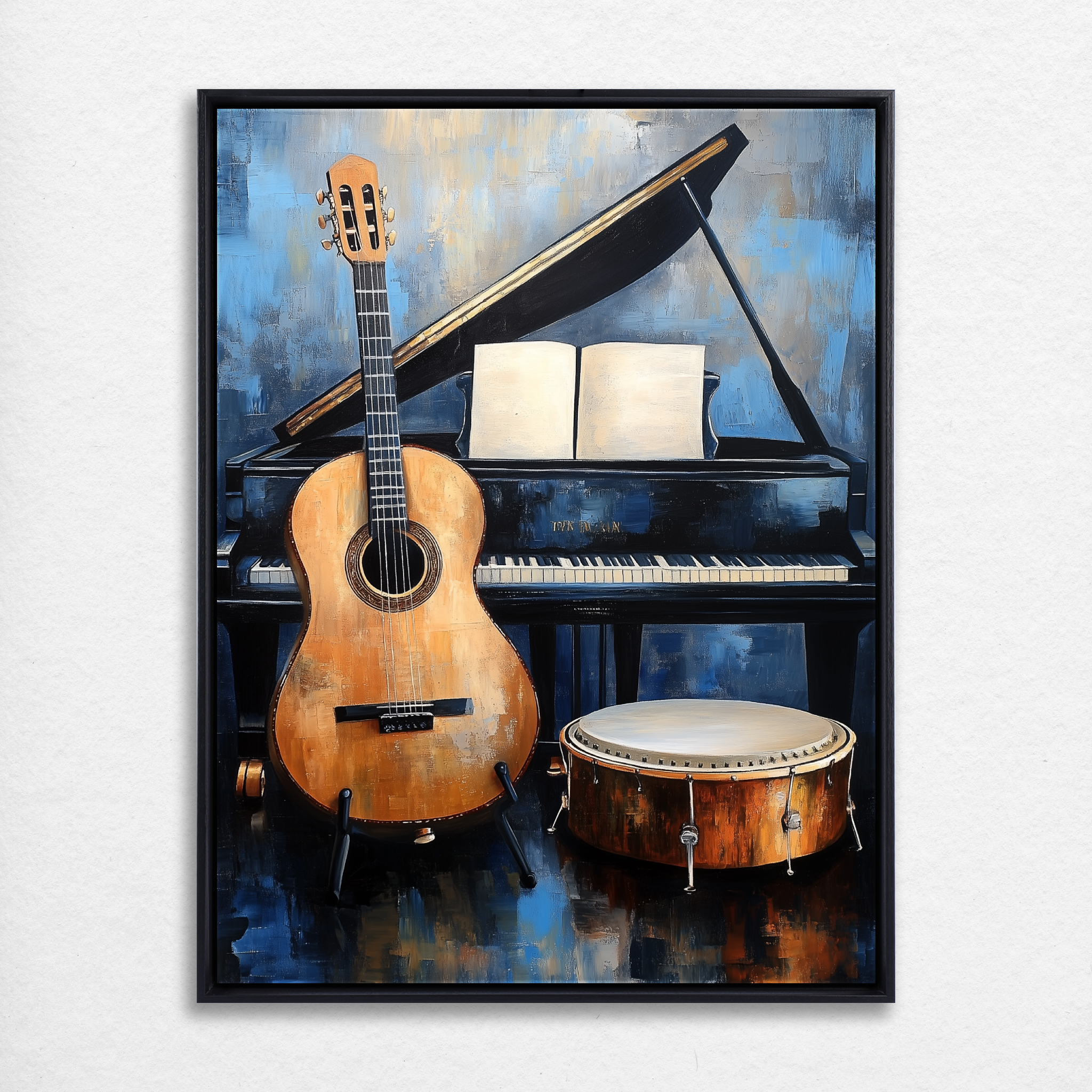 D0294-studio-time-hand-painted-wall-art_09_3x4-vertical-frame-black.psd